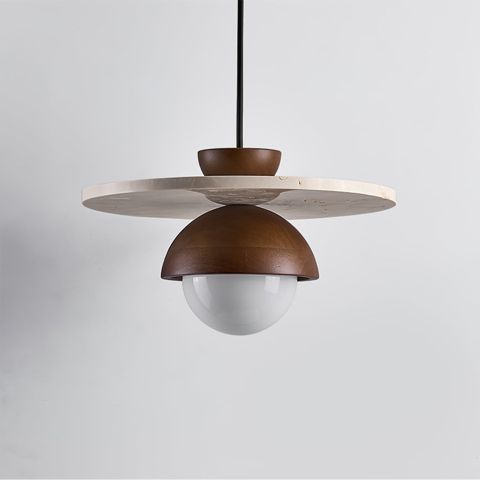 Vera Travertine Glass Pendant Light Design