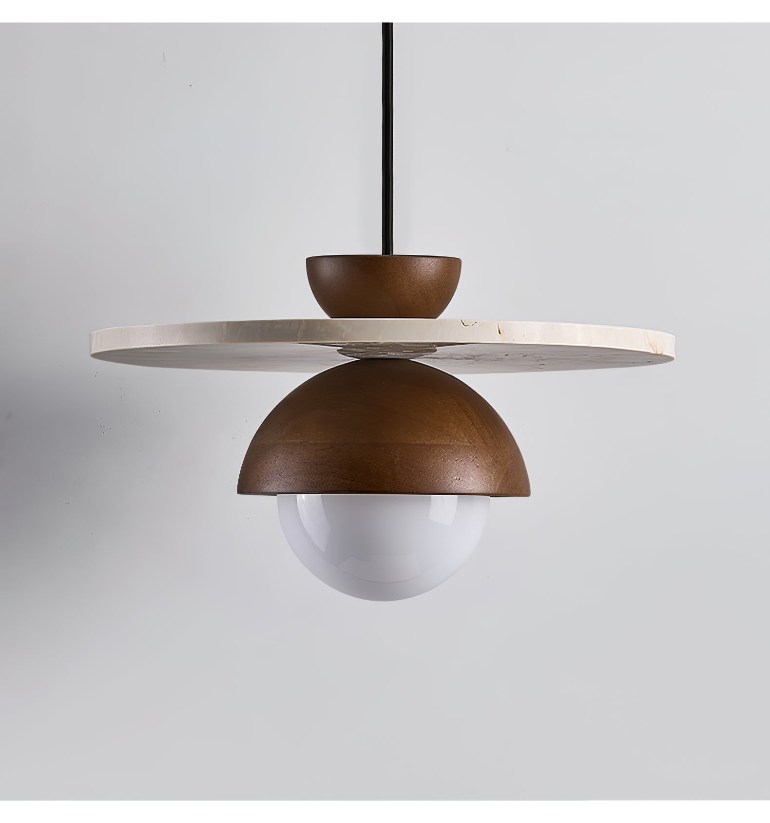 Vera Travertine Glass Pendant Light Design