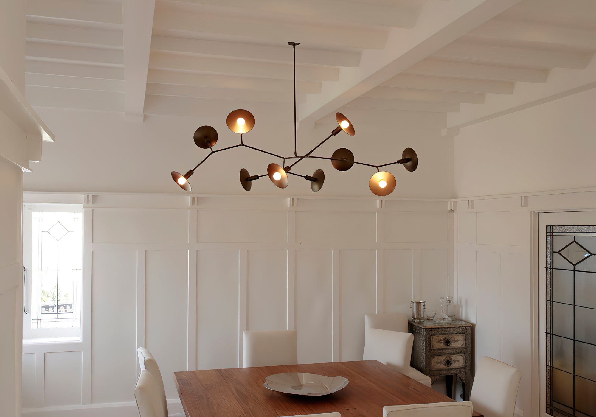 Tinduvyo Modern Minimalist Metal Glass Chandelier - Letslighting