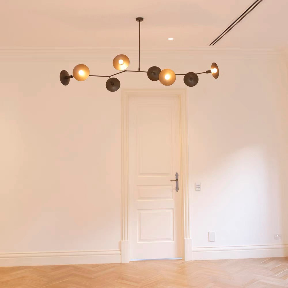 Tinduvyo Modern Minimalist Metal Glass Chandelier - Letslighting