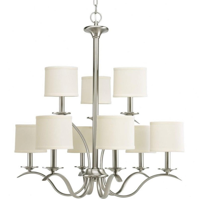 Vatnuvys Traditional Premium Brass Fabric Chandelier - Letslighting