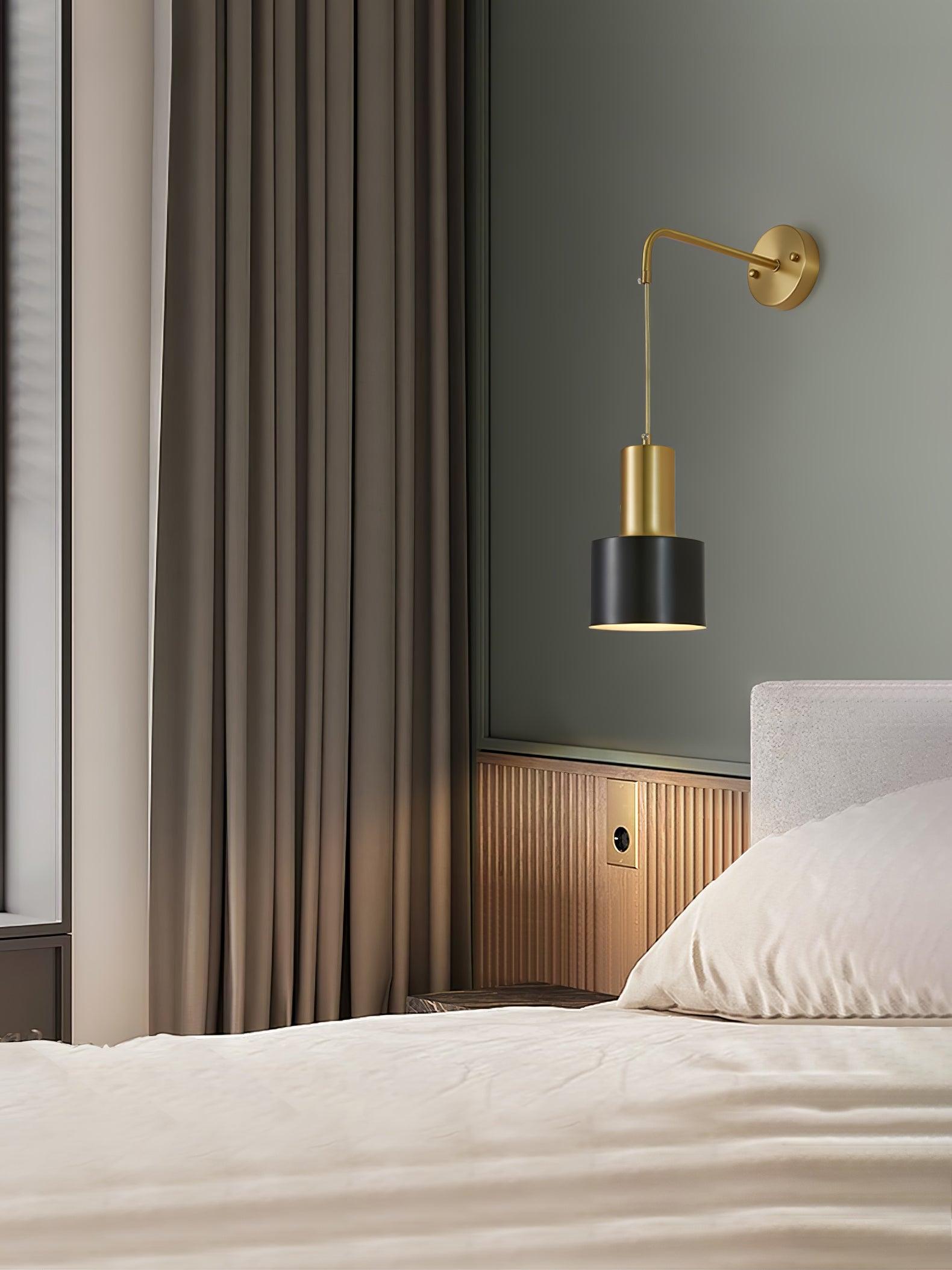 Alvina Modern Minimalist Brass Wall Light - Letslighting