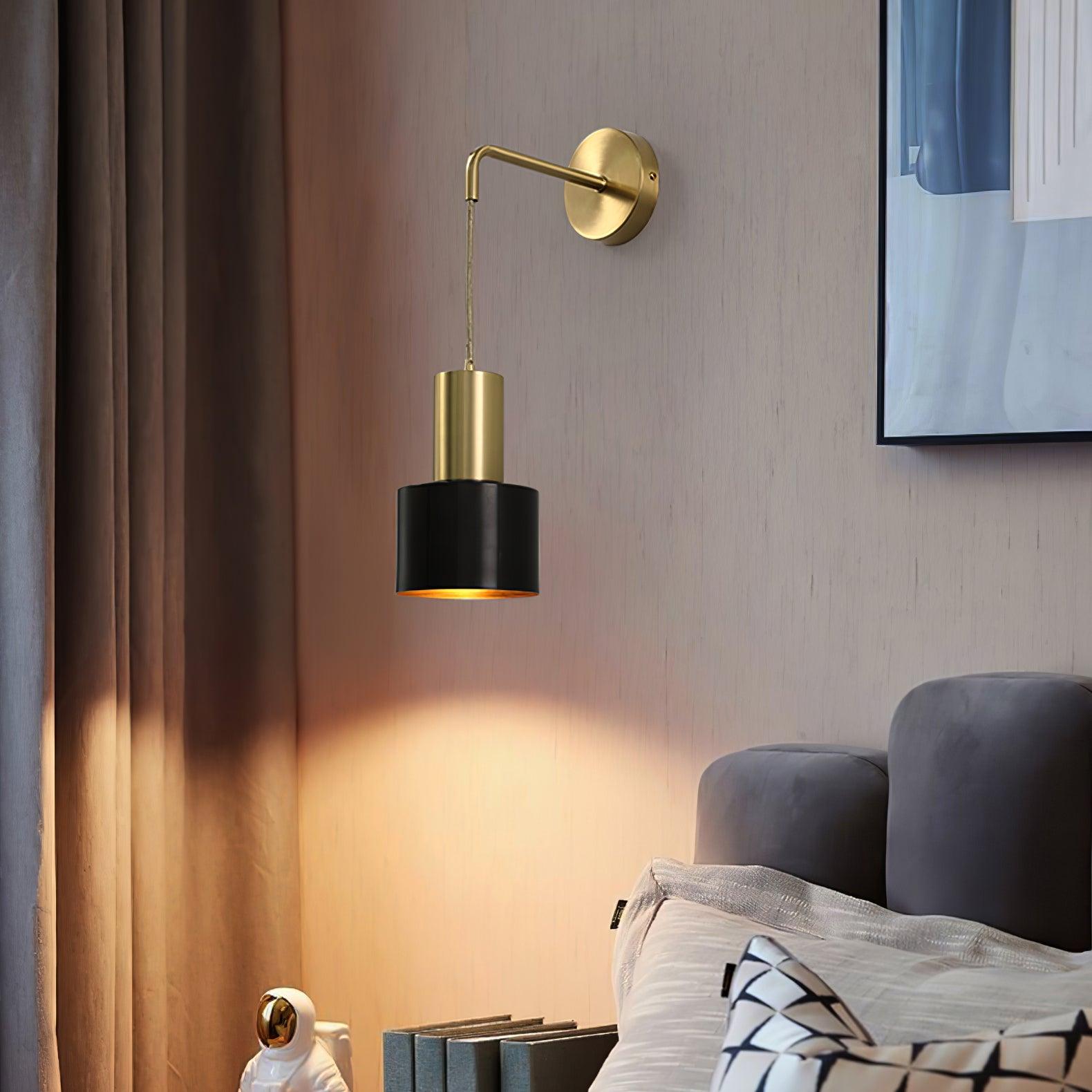Alvina Modern Minimalist Brass Wall Light - Letslighting