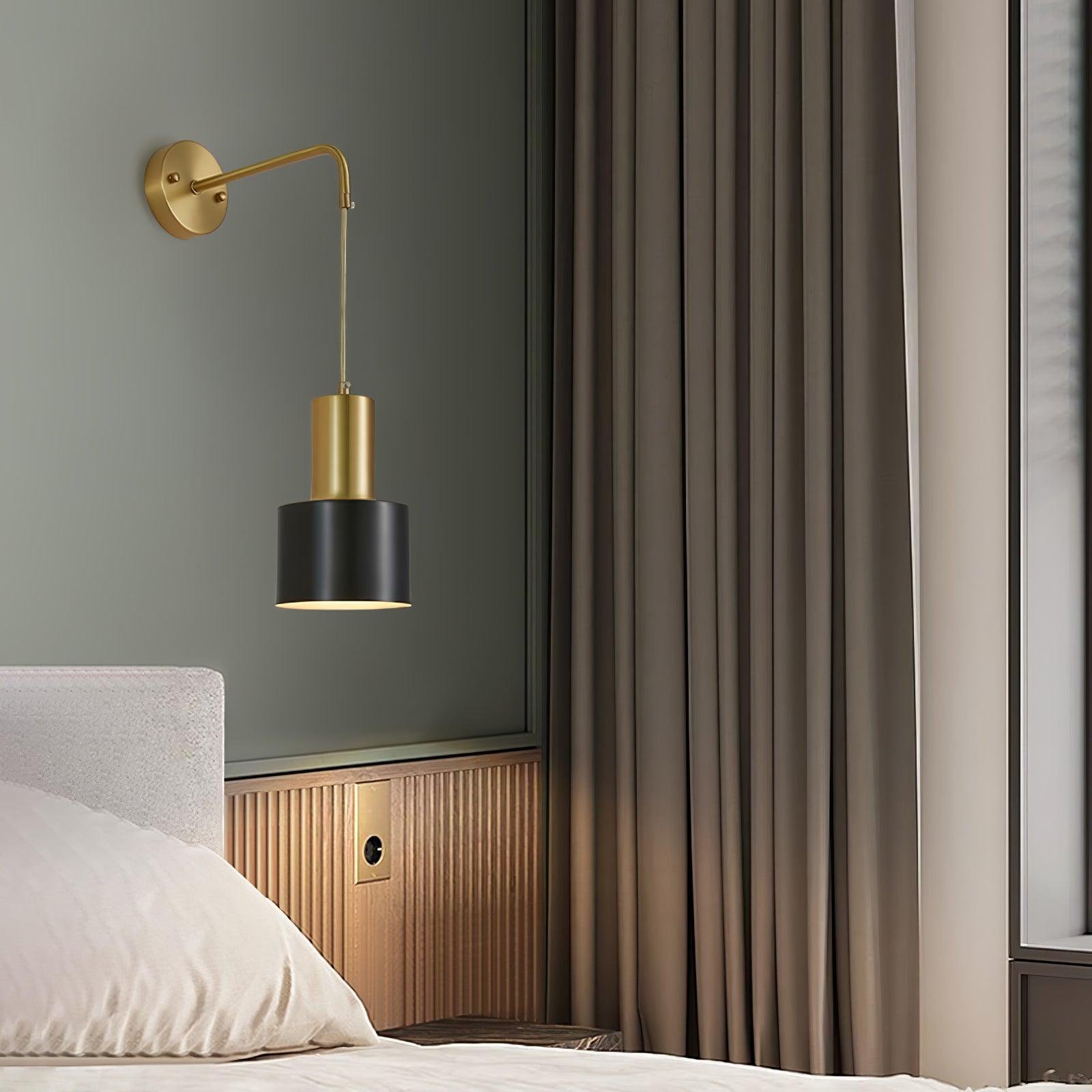 Alvina Modern Minimalist Brass Wall Light - Letslighting