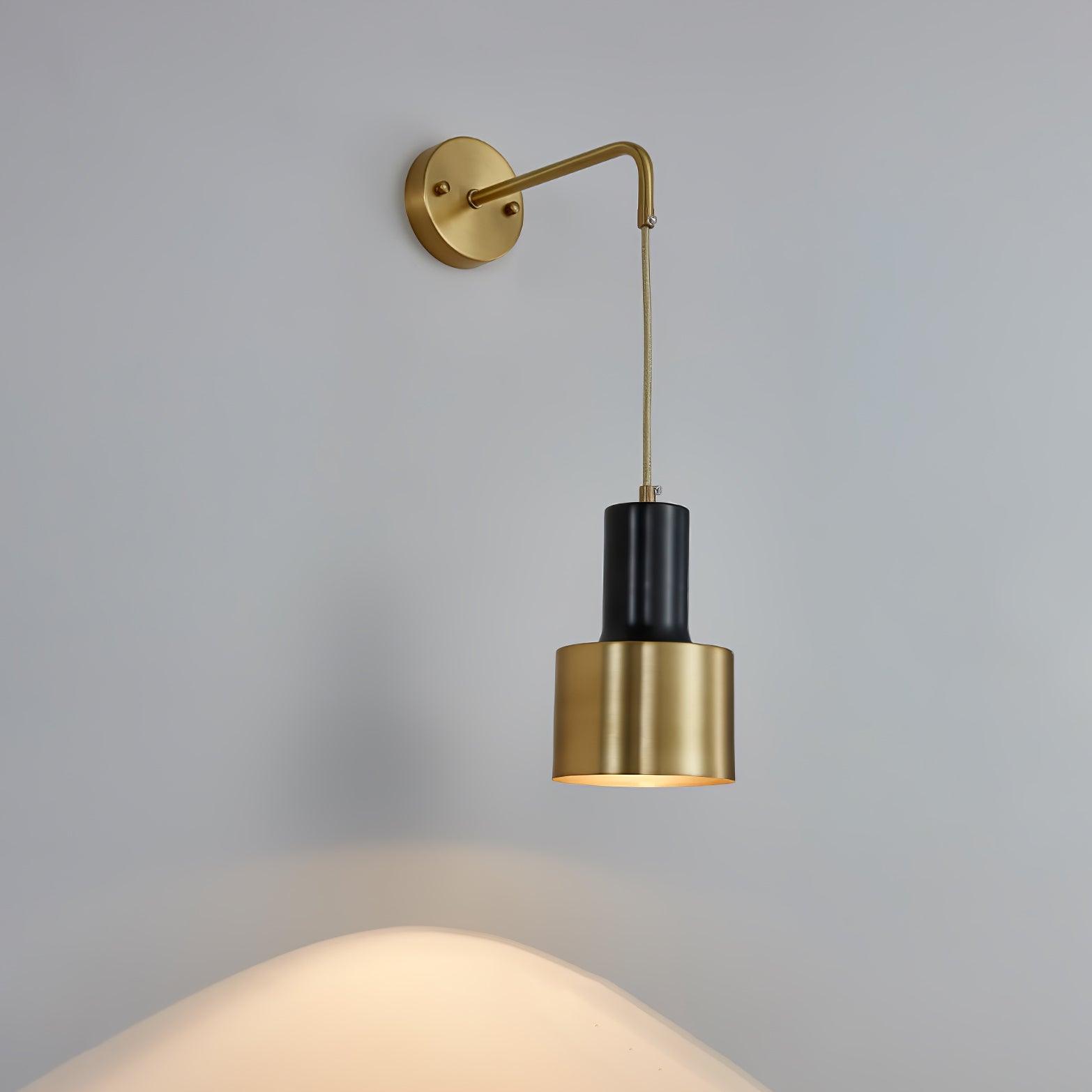 Alvina Modern Minimalist Brass Wall Light - Letslighting