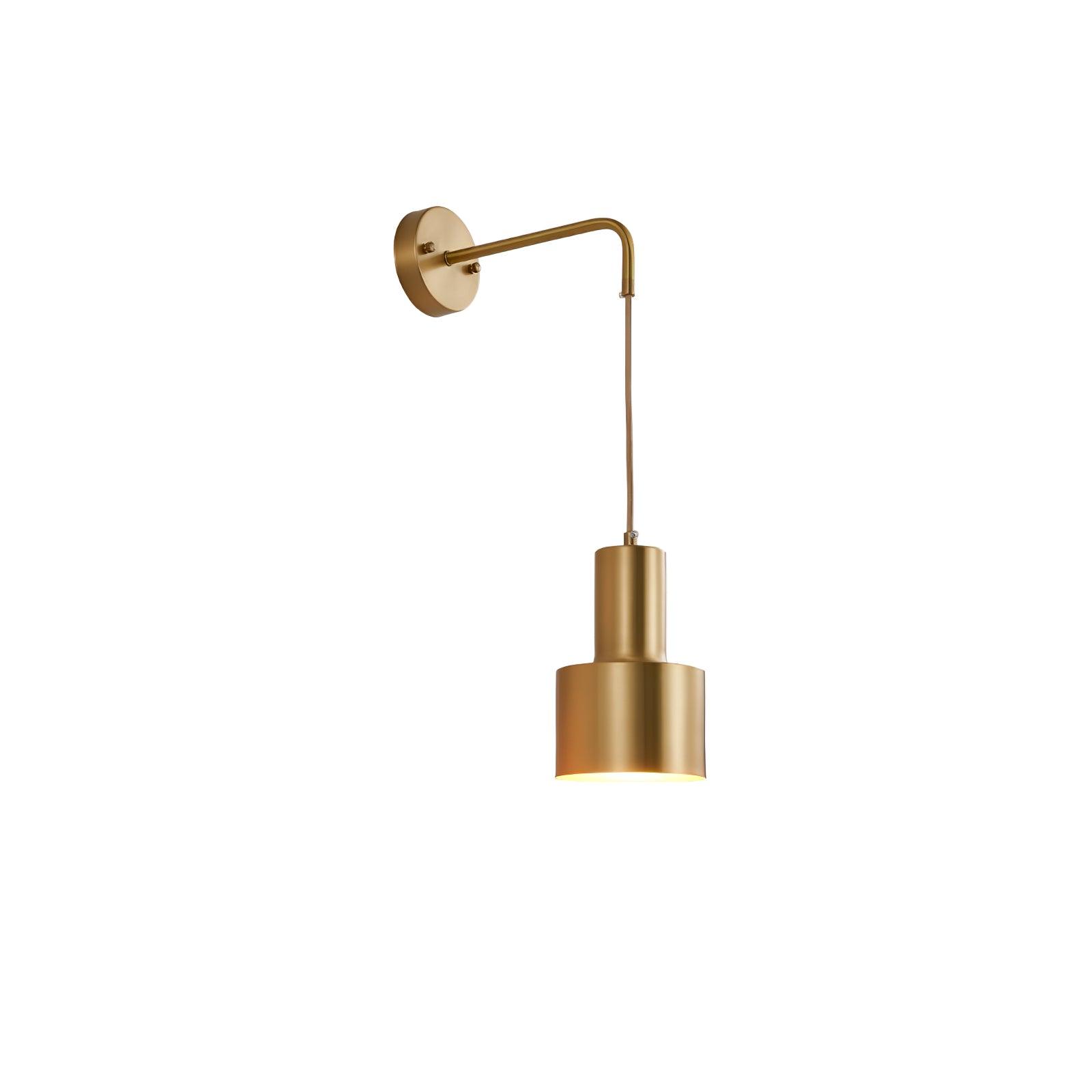 Alvina Modern Minimalist Brass Wall Light - Letslighting
