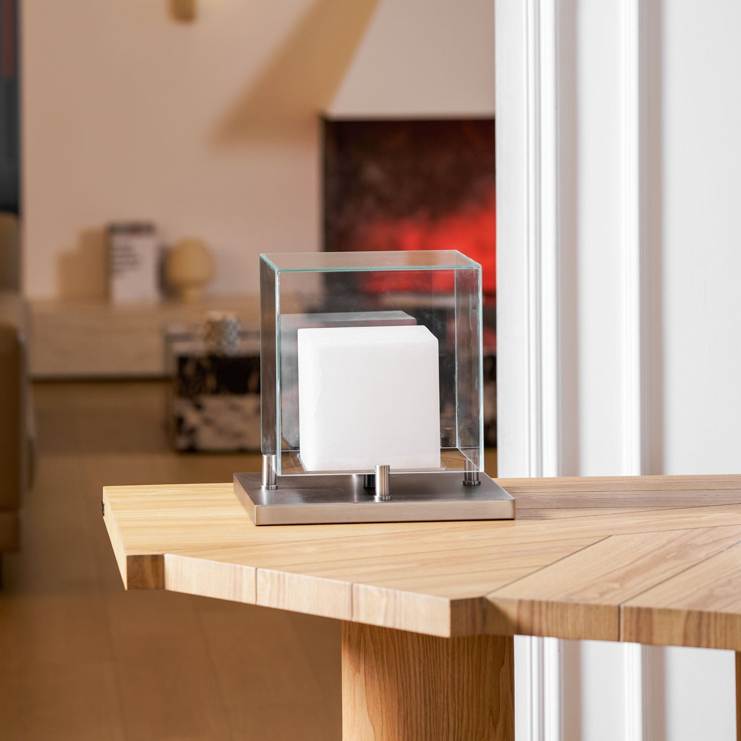 Cubo Alabaster Table Lamp