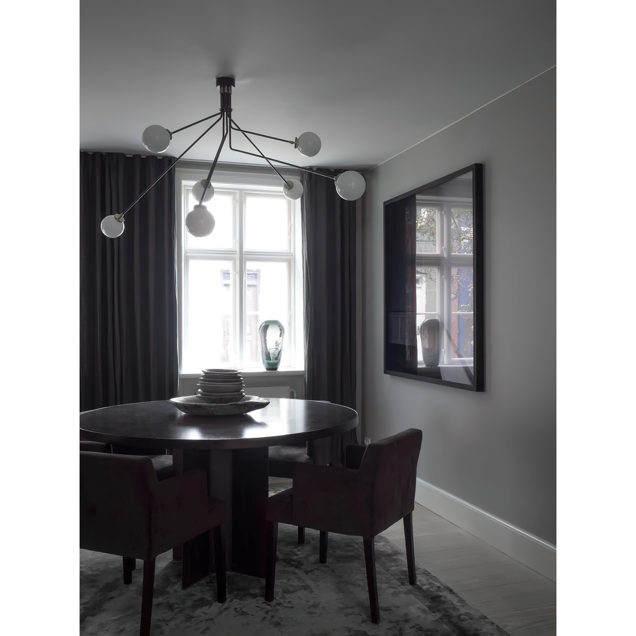 Vatnuvyo Modern Minimalist Brass Glass Ceiling Lamp - Letslighting