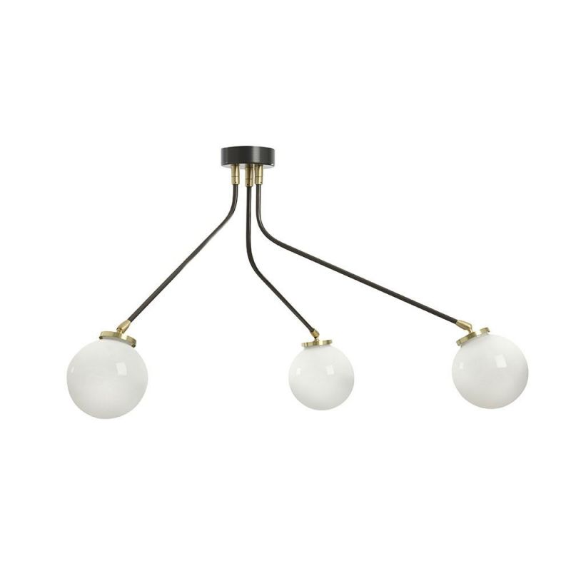 Vatnuvyo Modern Minimalist Brass Glass Ceiling Lamp - Letslighting