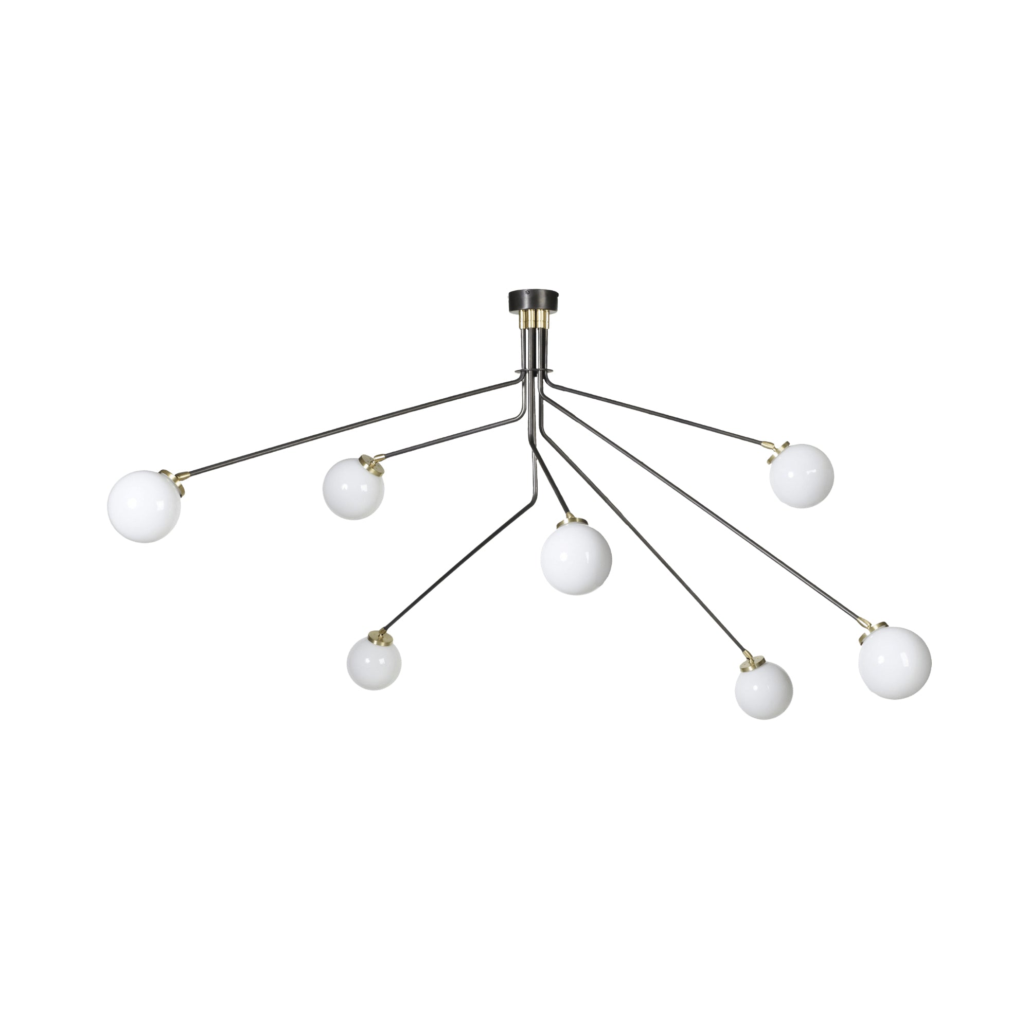 Vatnuvyo Modern Minimalist Brass Glass Ceiling Lamp - Letslighting