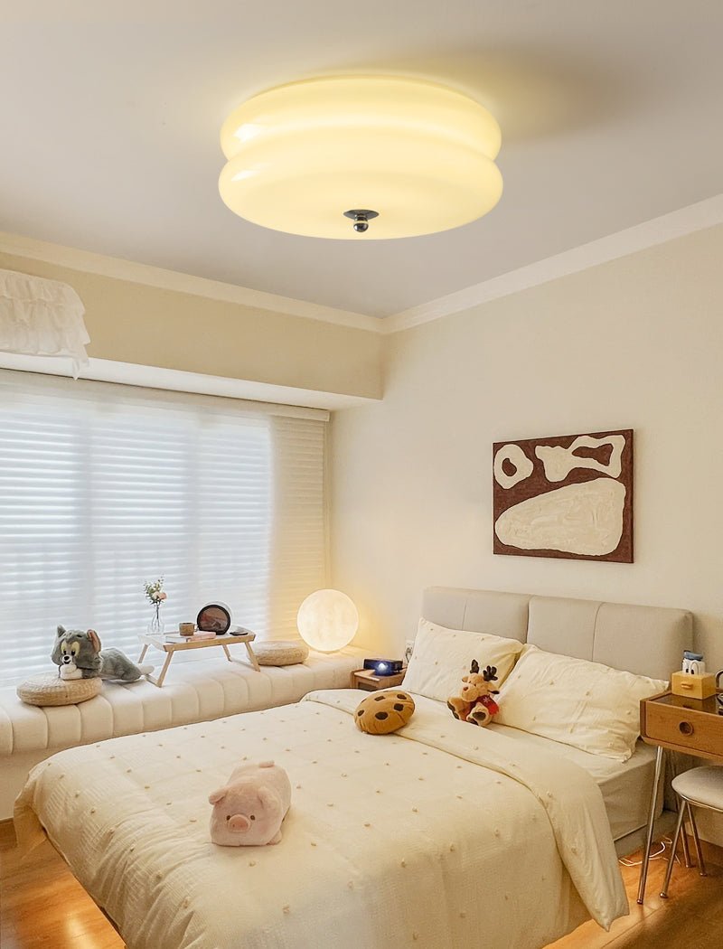 Lustra Ceiling Light Art Deco Vintage Glass - Letslighting