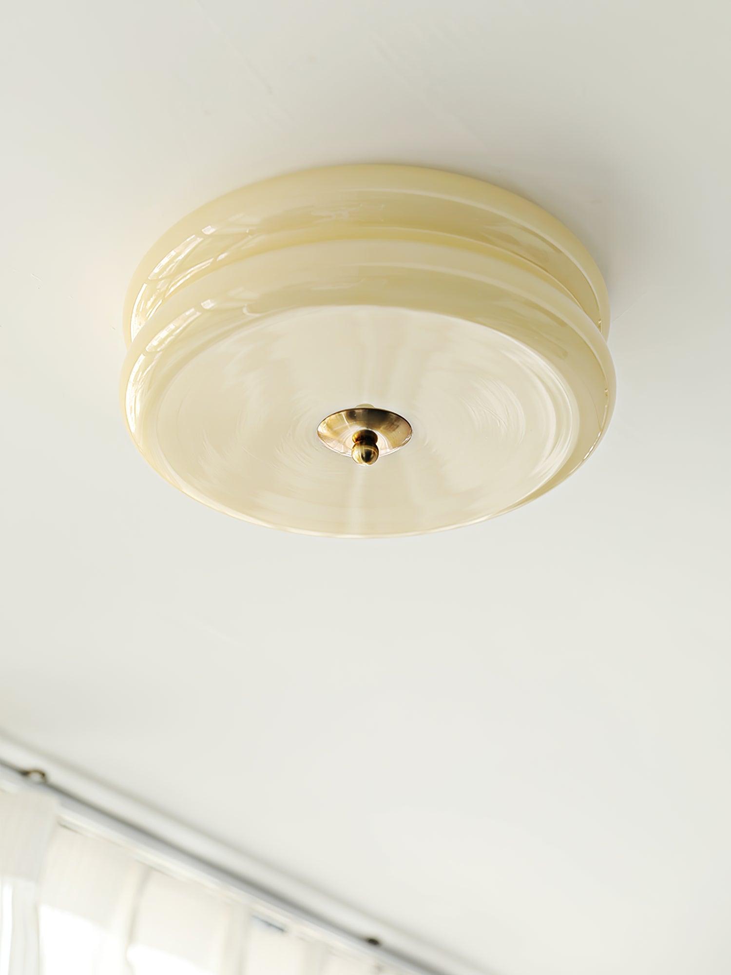 Lustra Ceiling Light Art Deco Vintage Glass - Letslighting
