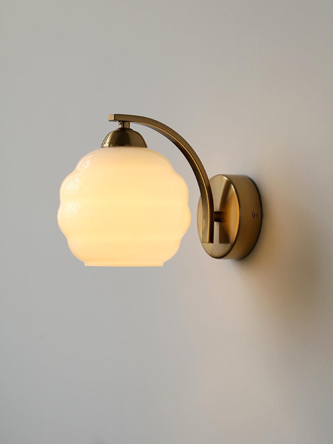 Lustra Wall Lamp Art Deco Glass Chrome - Letslighting