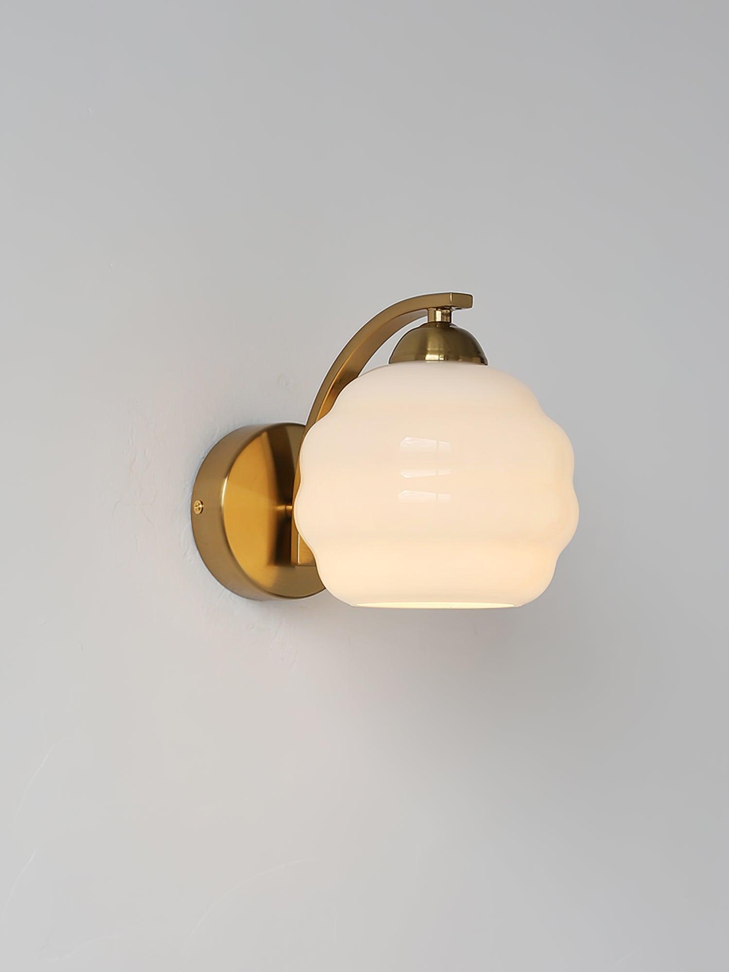 Lustra Wall Lamp Art Deco Glass Chrome - Letslighting