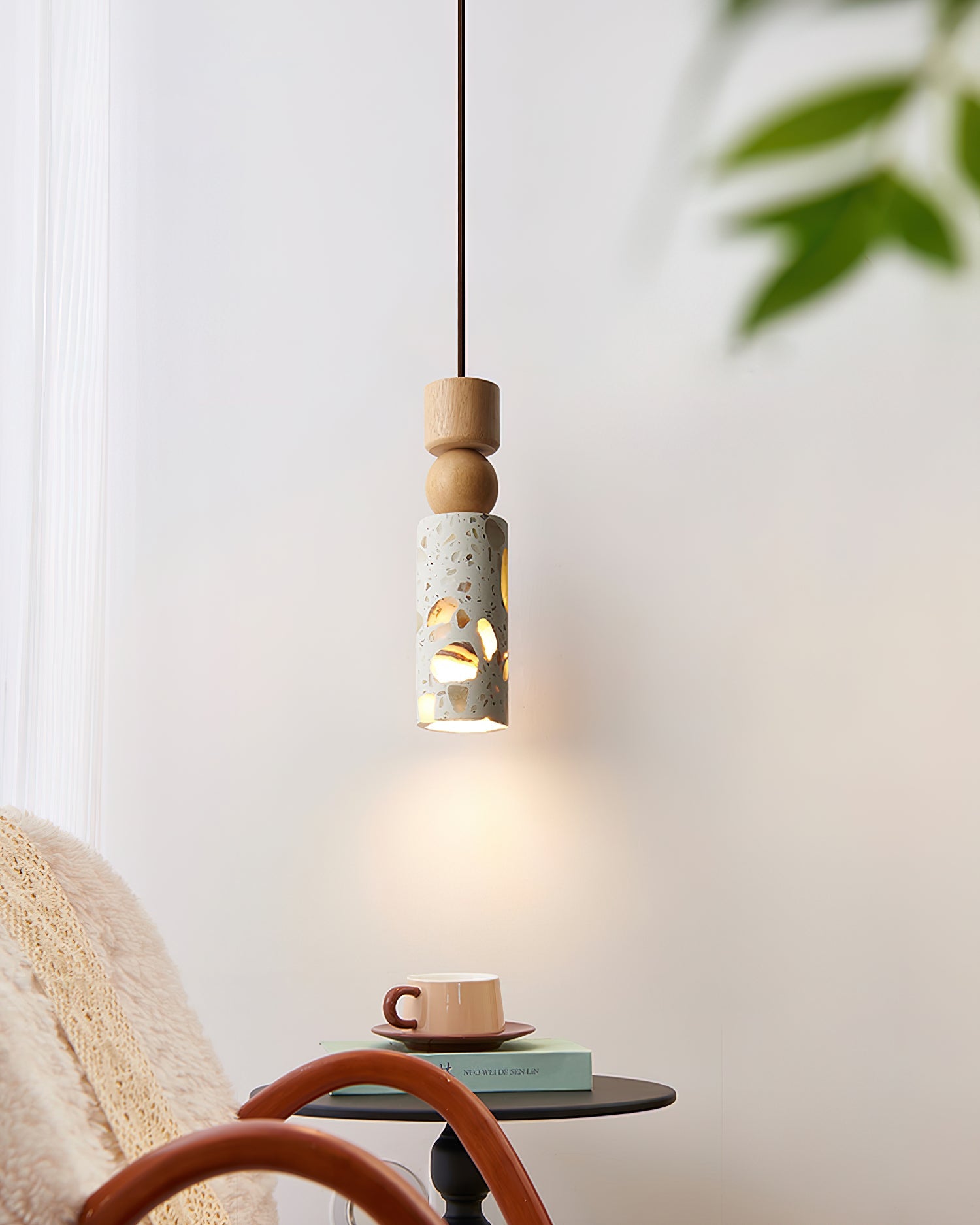 Artena Sculptural Terrazzo Pendant Lamp - Letslighting