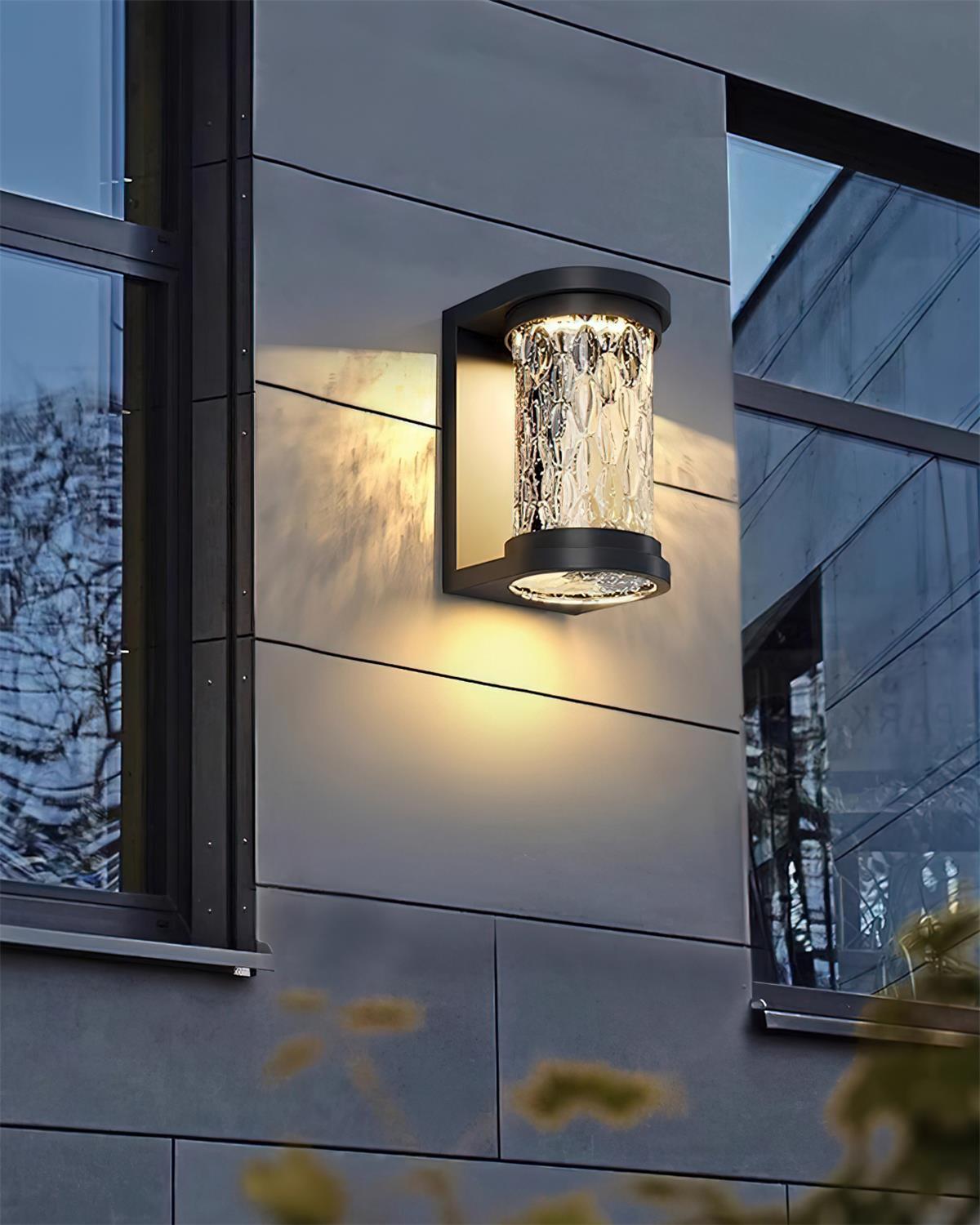 Artika Outdoor Wall Lamp Stainless Steel Textured Glass - Letslighting