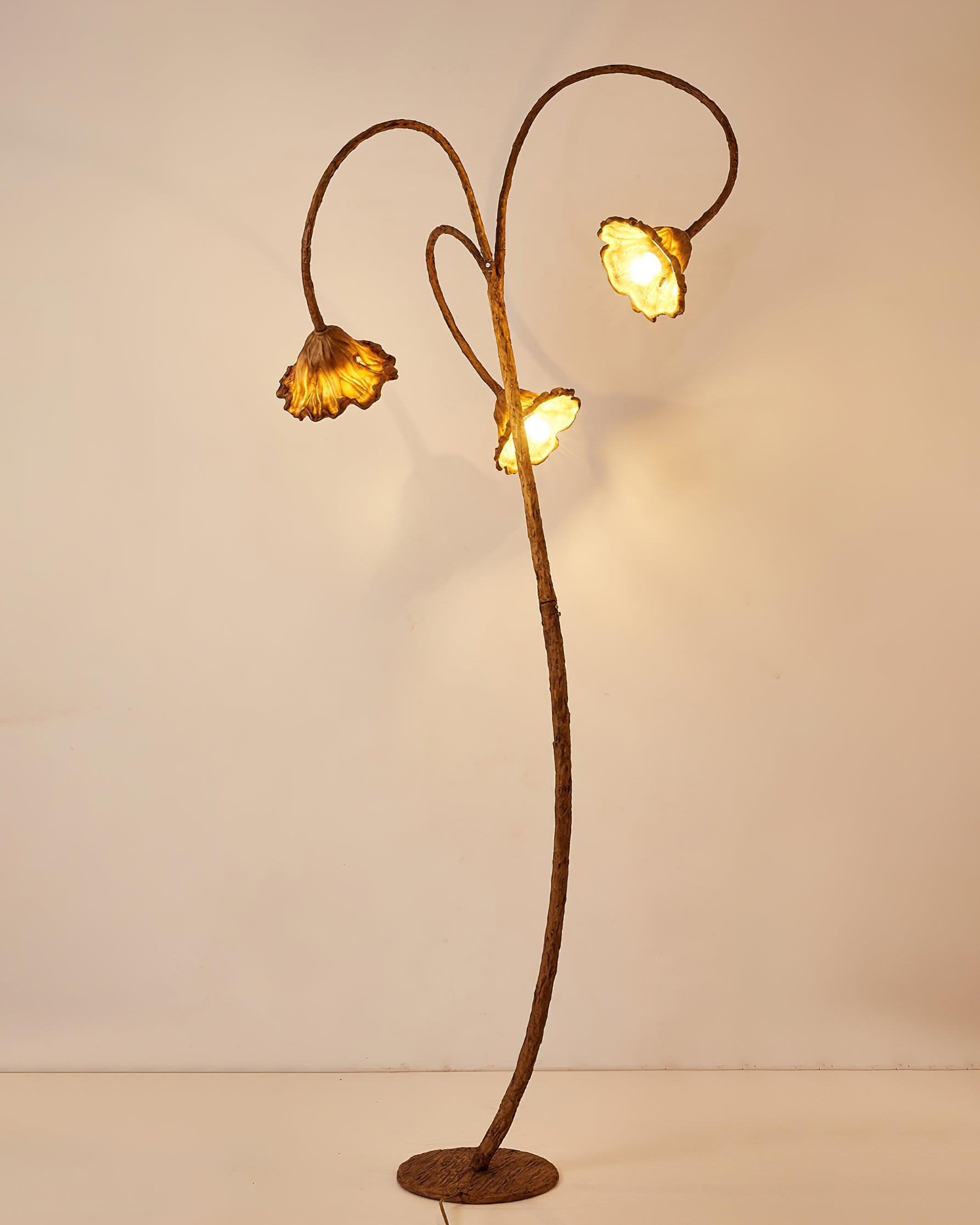 Gavin Natural Resin Floor Lamp - Letslighting