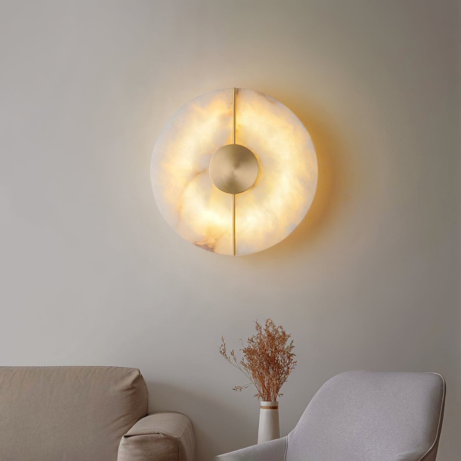 Artistic Wall Lamp Dolomite Copper Retro Flair - Letslighting
