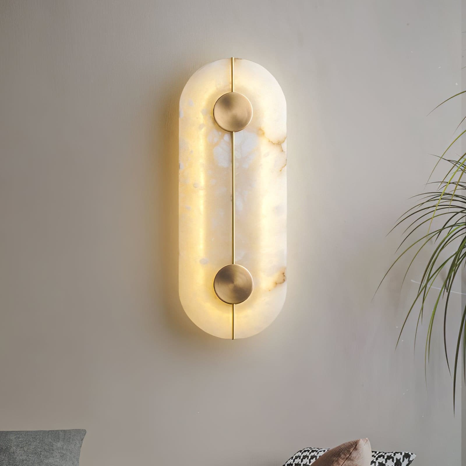Artistic Wall Lamp Dolomite Copper Retro Flair - Letslighting