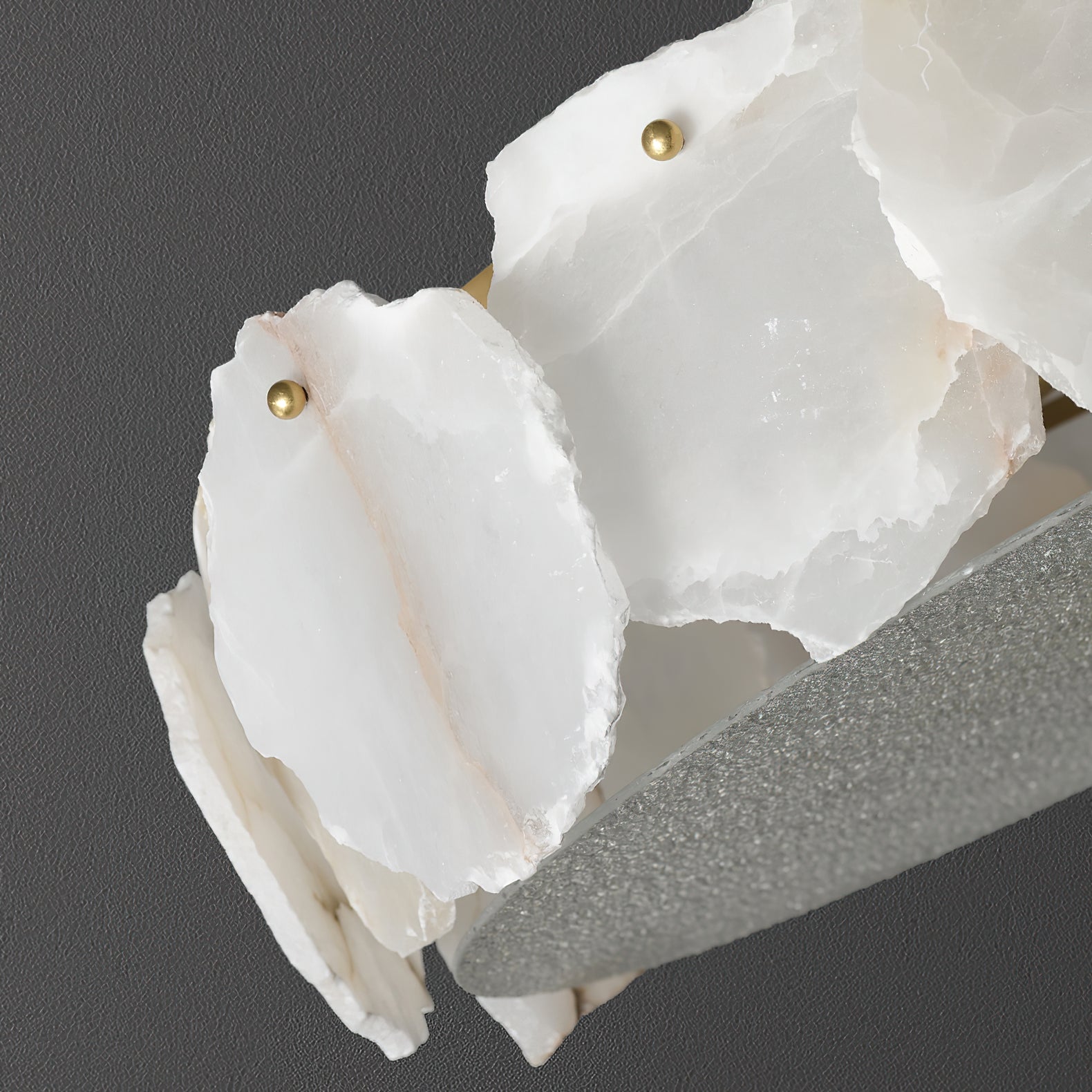 Zoruvys Sophisticated Disc Flat Alabaster Glass Ceiling Light - Letslighting