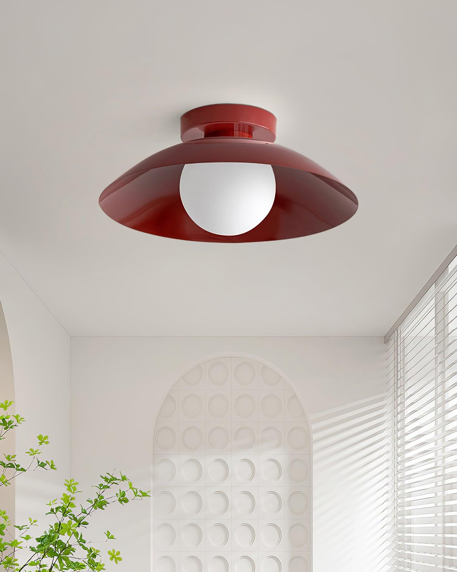 Ceiling Light in Canopy and Glass with Color Options - Letslighting