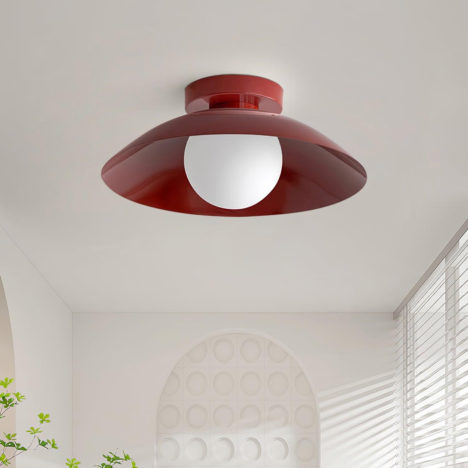 Ceiling Light in Canopy and Glass with Color Options - Letslighting