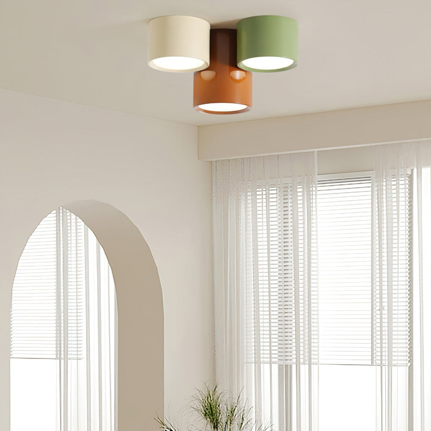 Aria Combination Ceiling Light Colorful - Letslighting