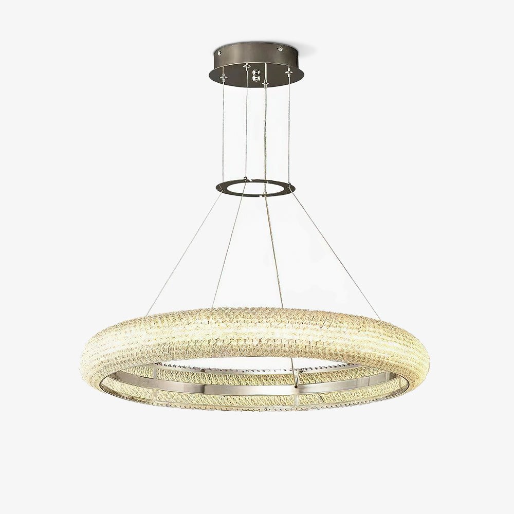 Vazorora Modern Minimalist Ring Crystal Chandelier - Letslighting