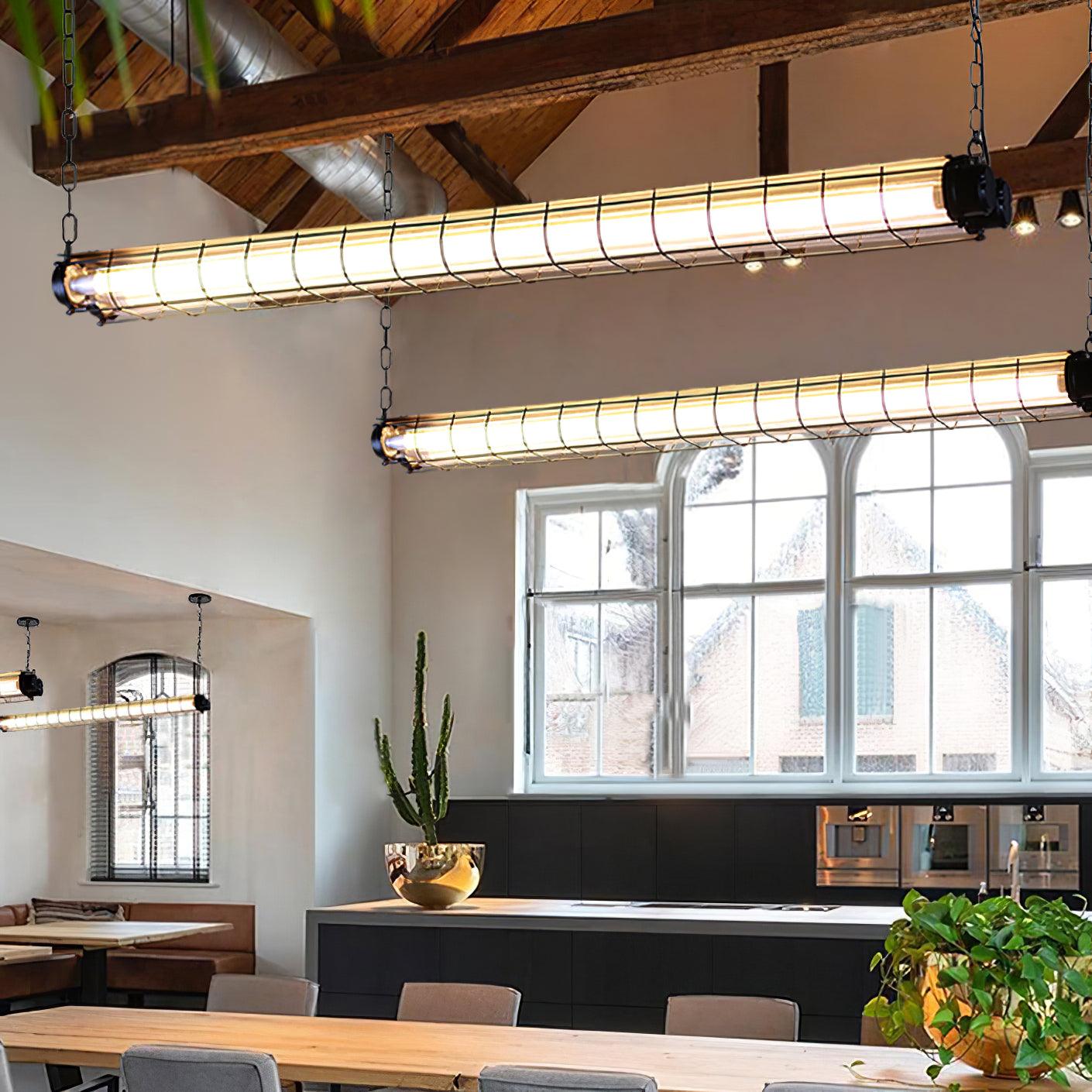 Arsorisra Industrial Linear Pendant Light