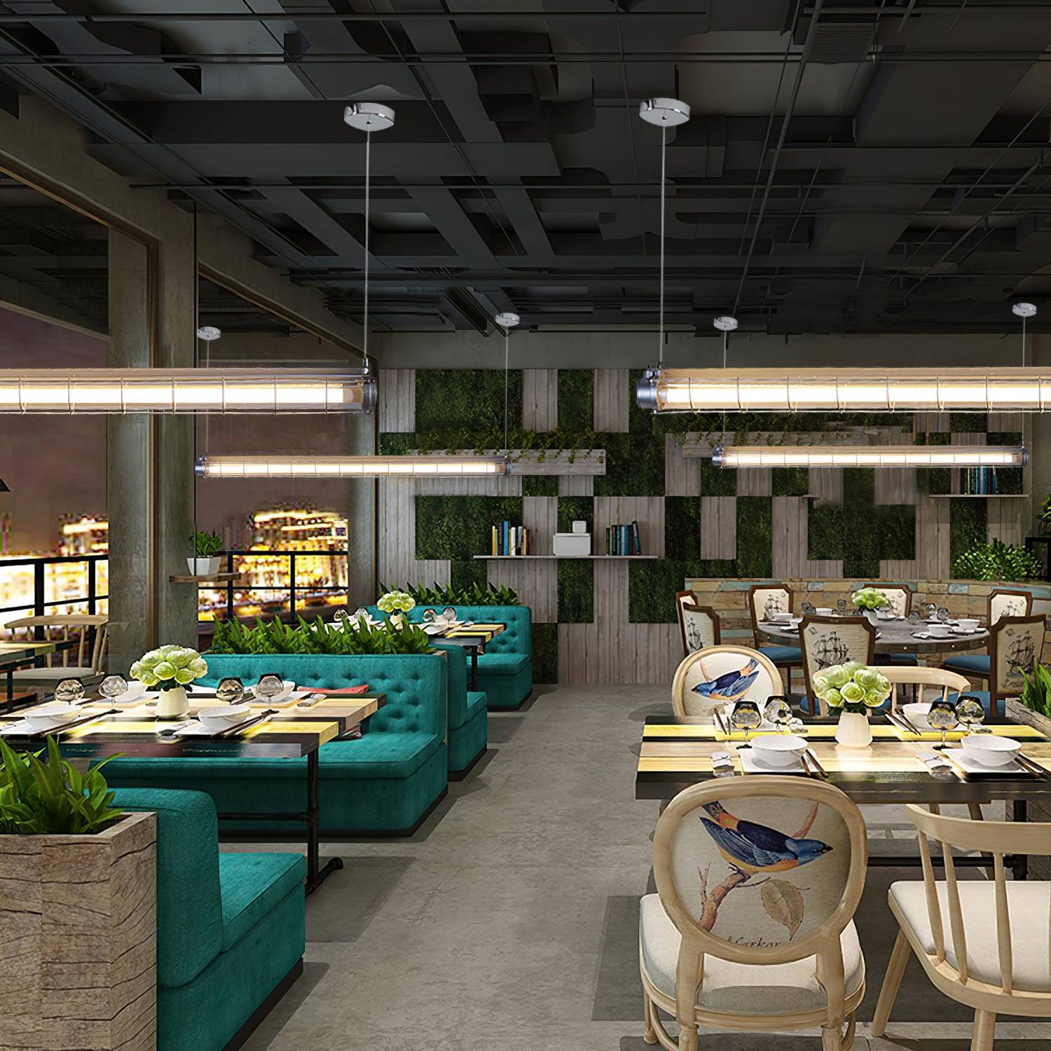 Arsorisra Industrial Linear Pendant Light