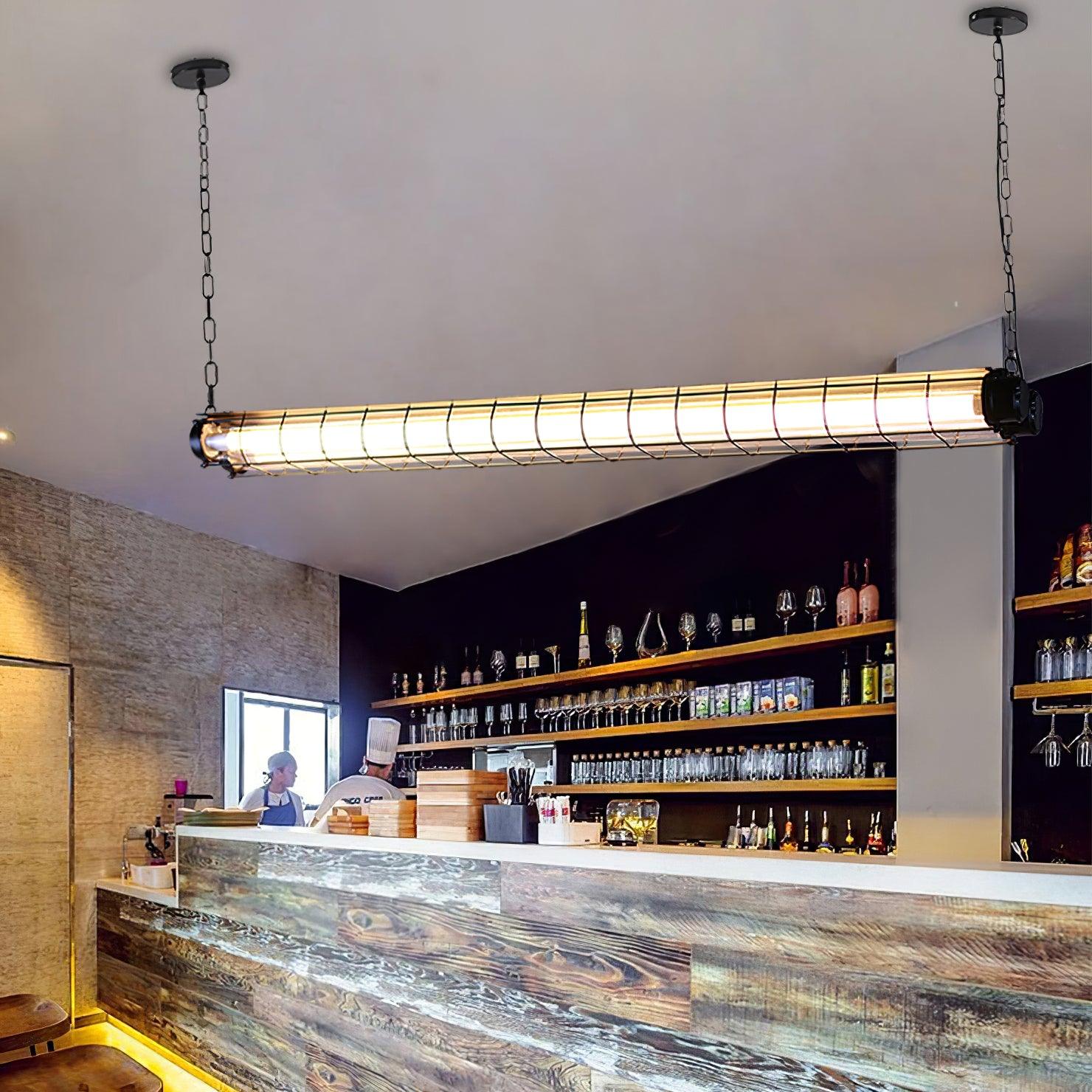 Arsorisra Industrial Linear Pendant Light