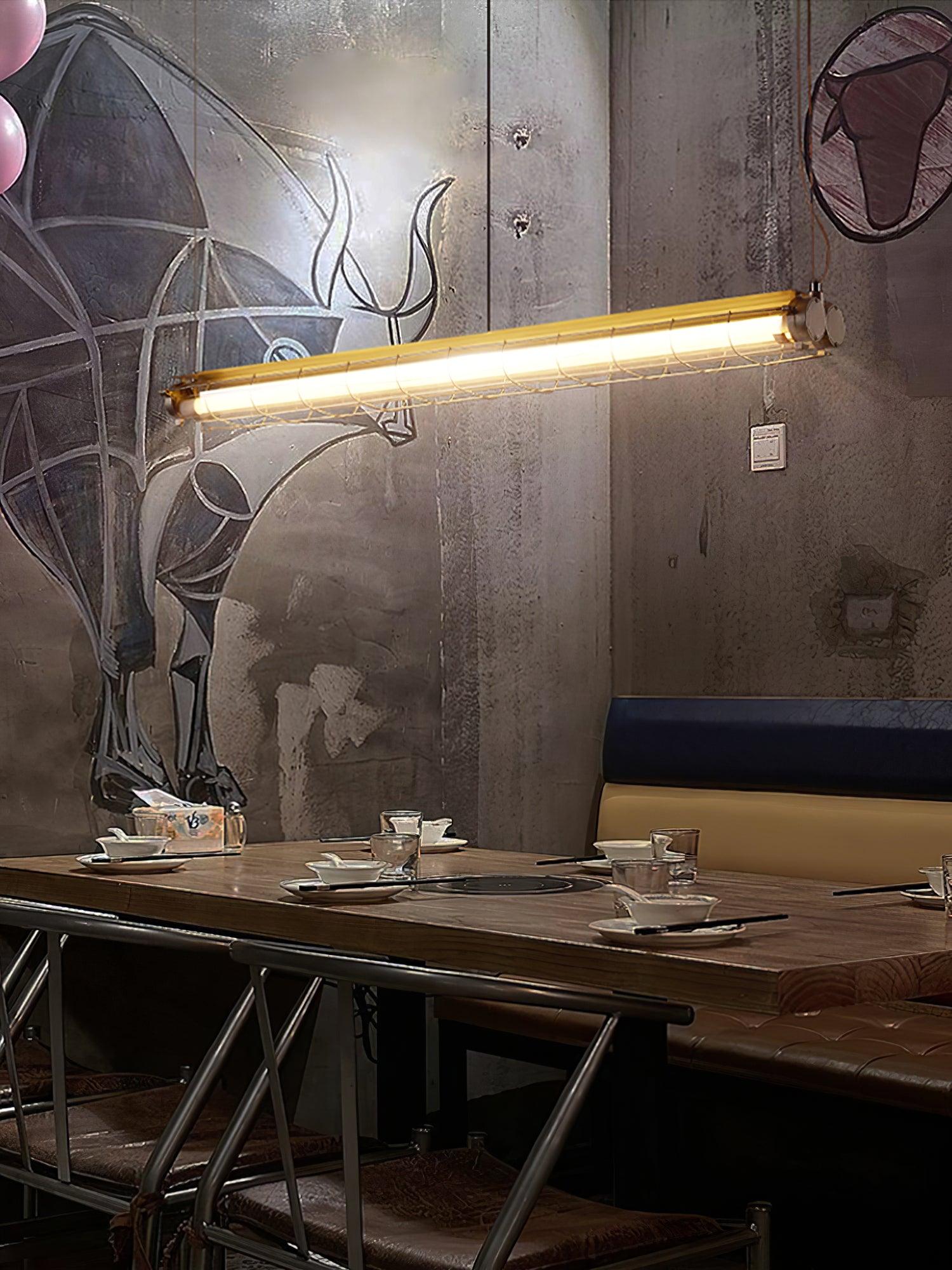 Arsorisra Industrial Linear Pendant Light