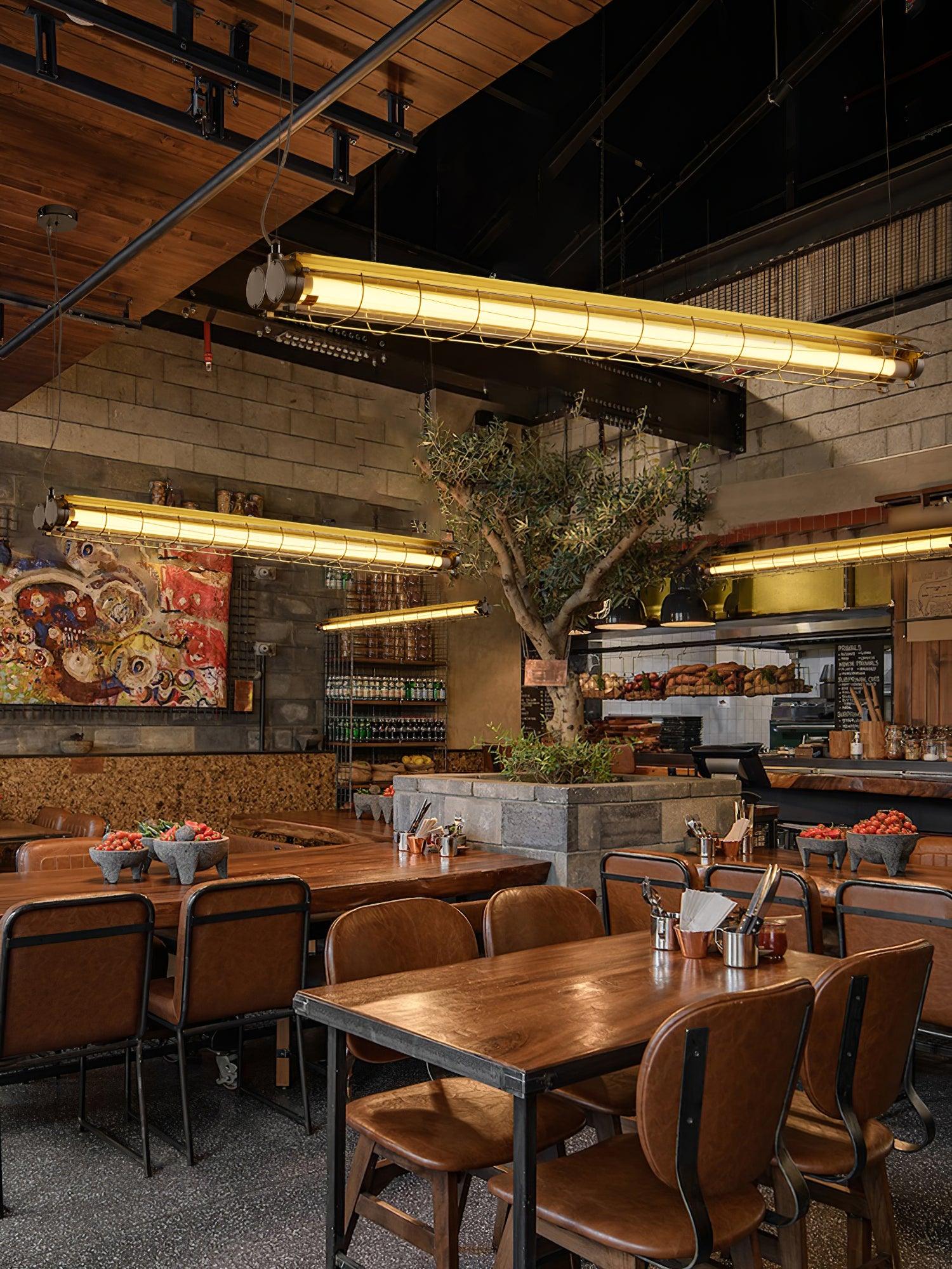 Arsorisra Industrial Linear Pendant Light