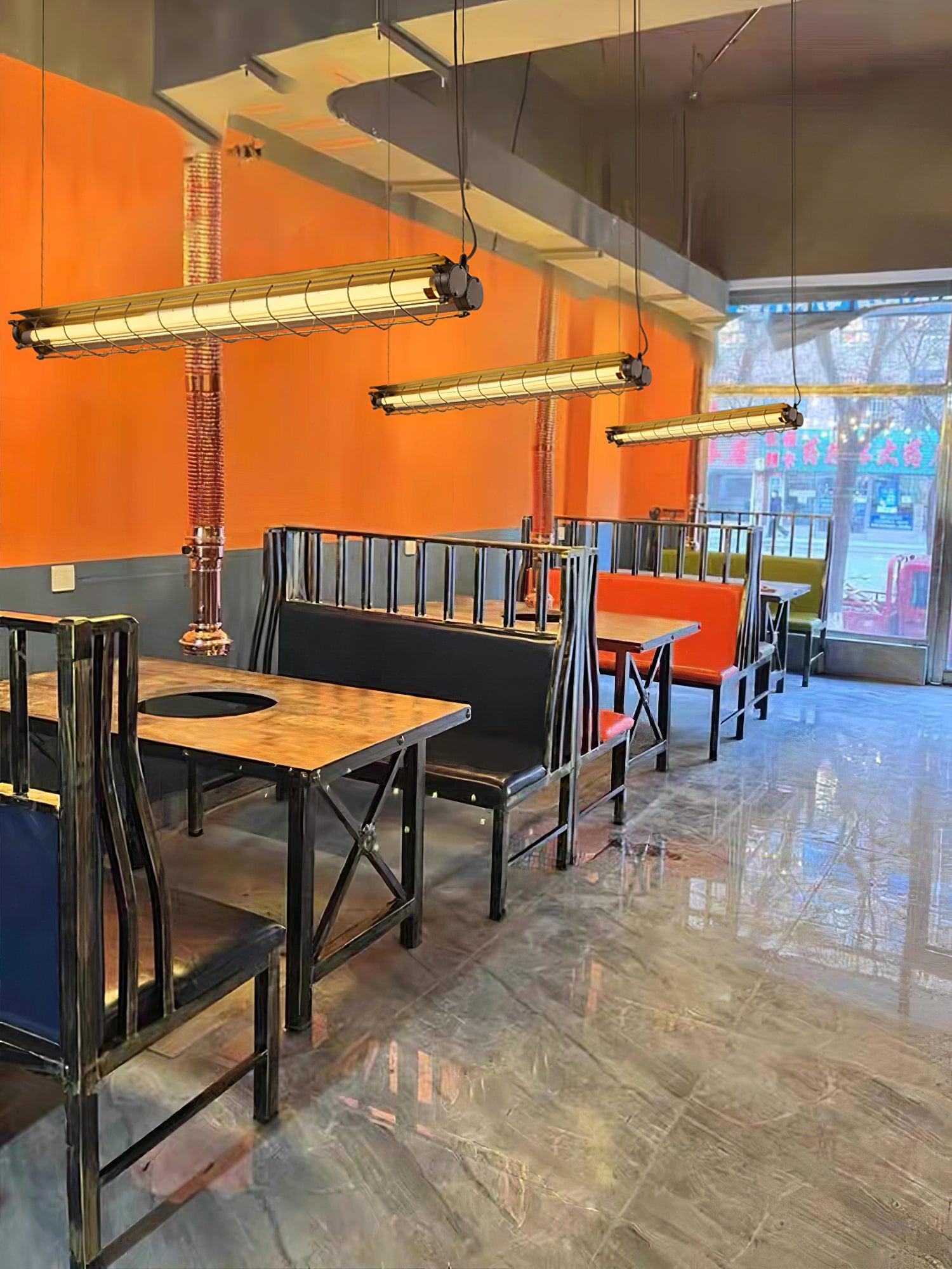 Arsorisra Industrial Linear Pendant Light