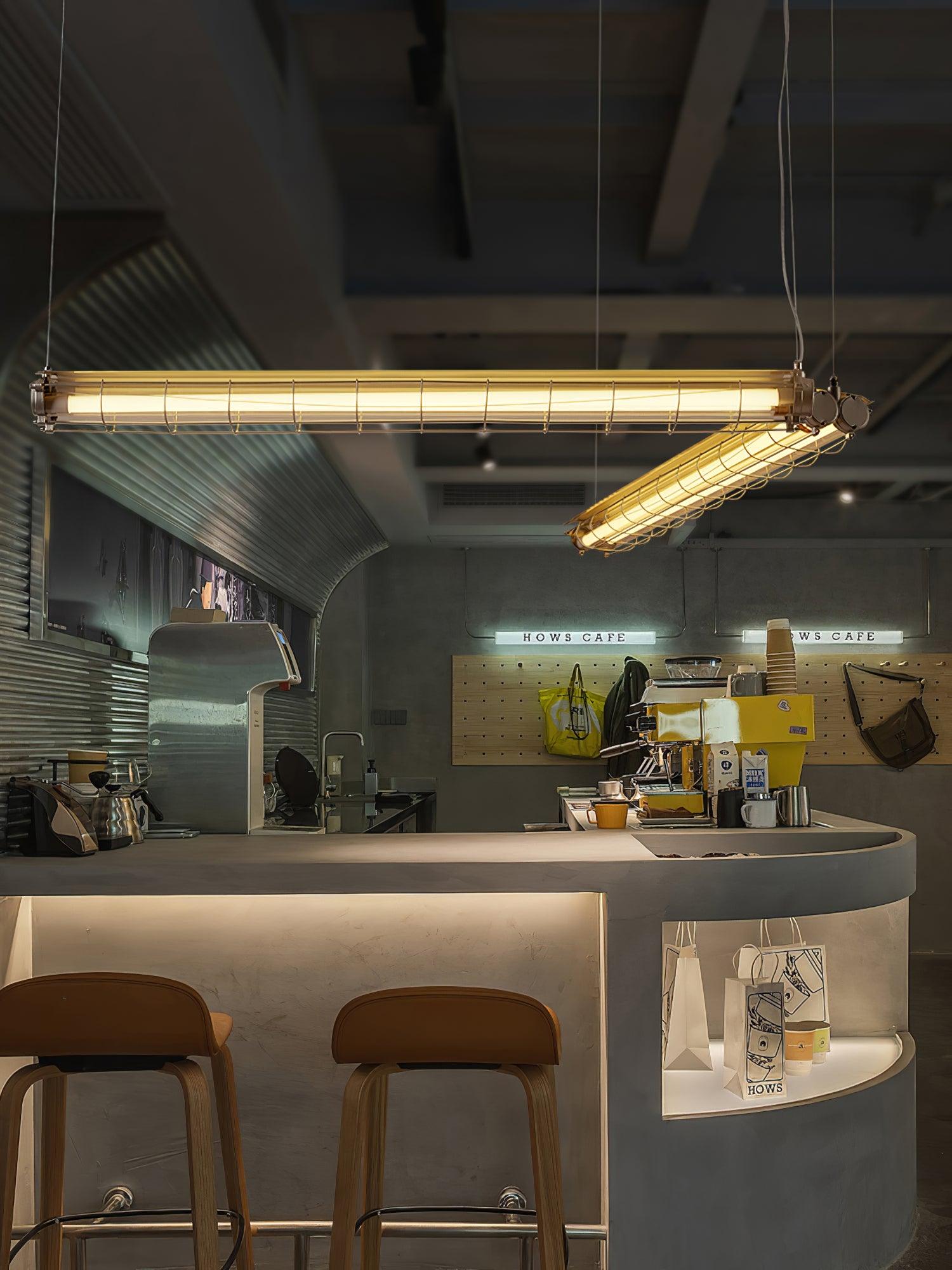 Arsorisra Industrial Linear Pendant Light