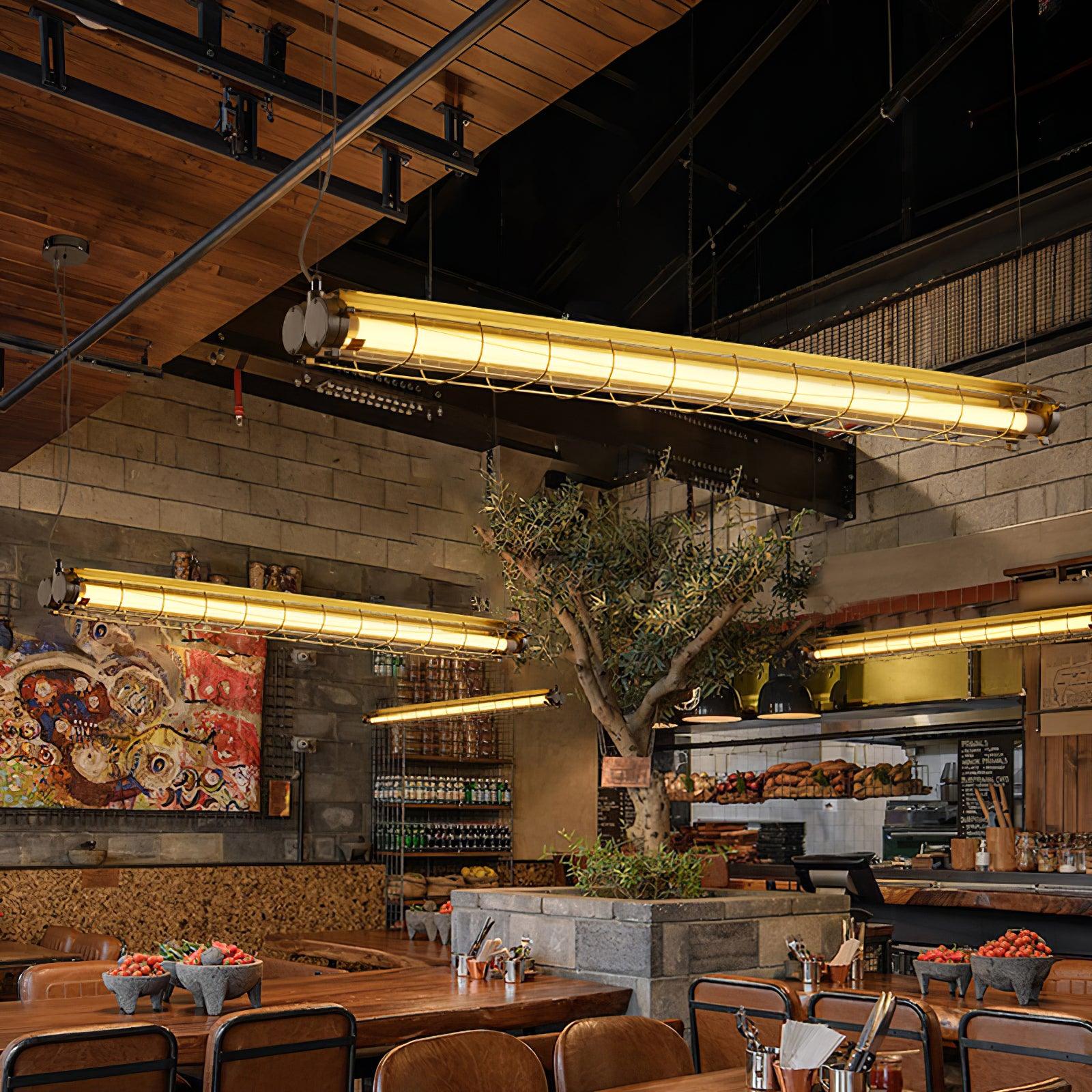Arsorisra Industrial Linear Pendant Light