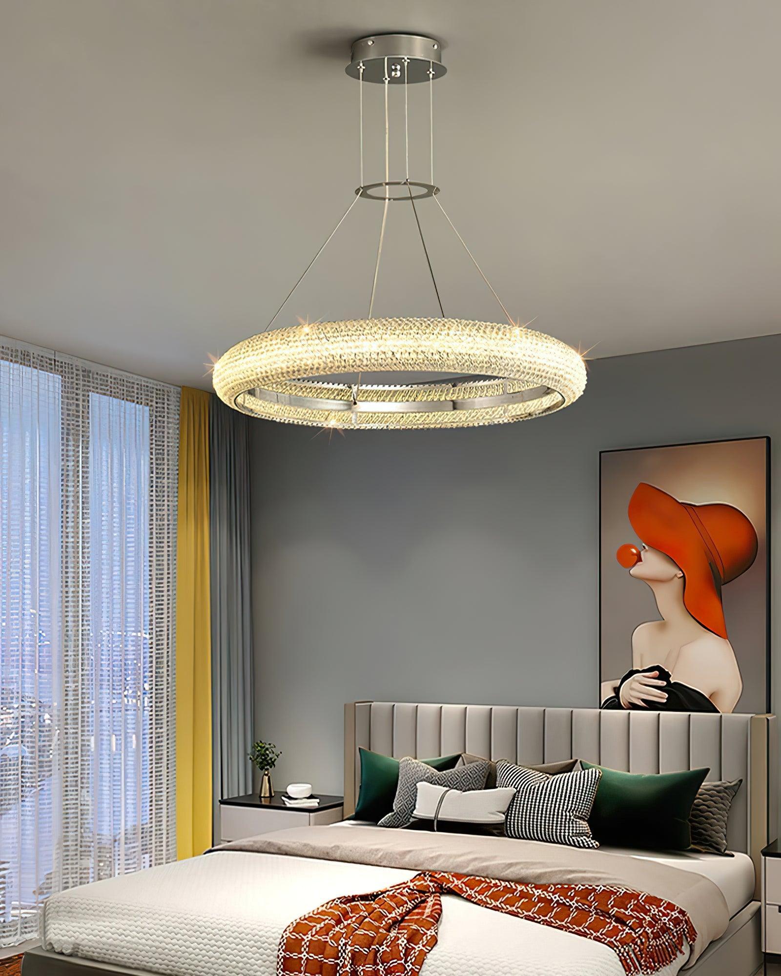 Vazorora Modern Minimalist Ring Crystal Chandelier - Letslighting