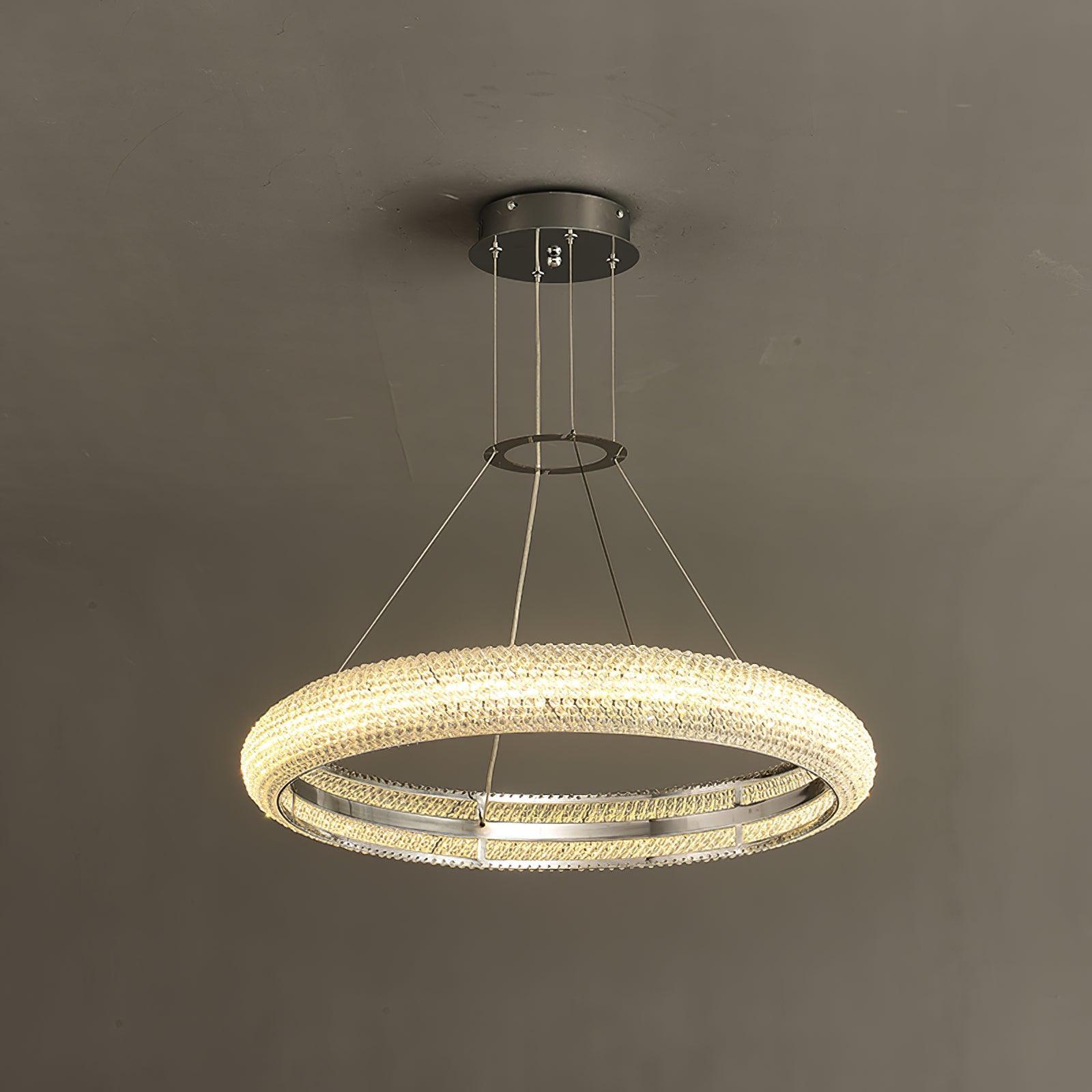 Vazorora Modern Minimalist Ring Crystal Chandelier - Letslighting