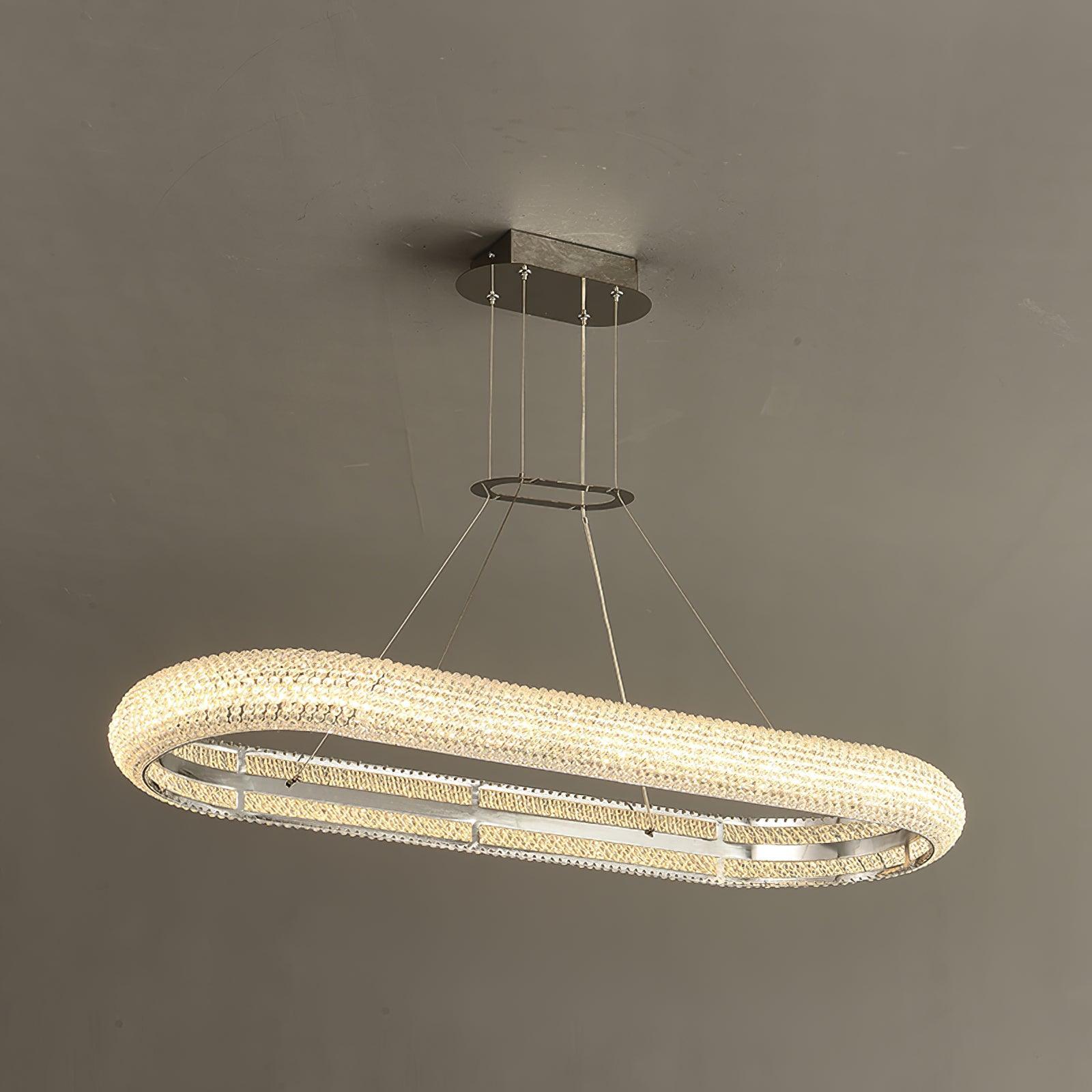 Vazorora Modern Minimalist Ring Crystal Chandelier - Letslighting