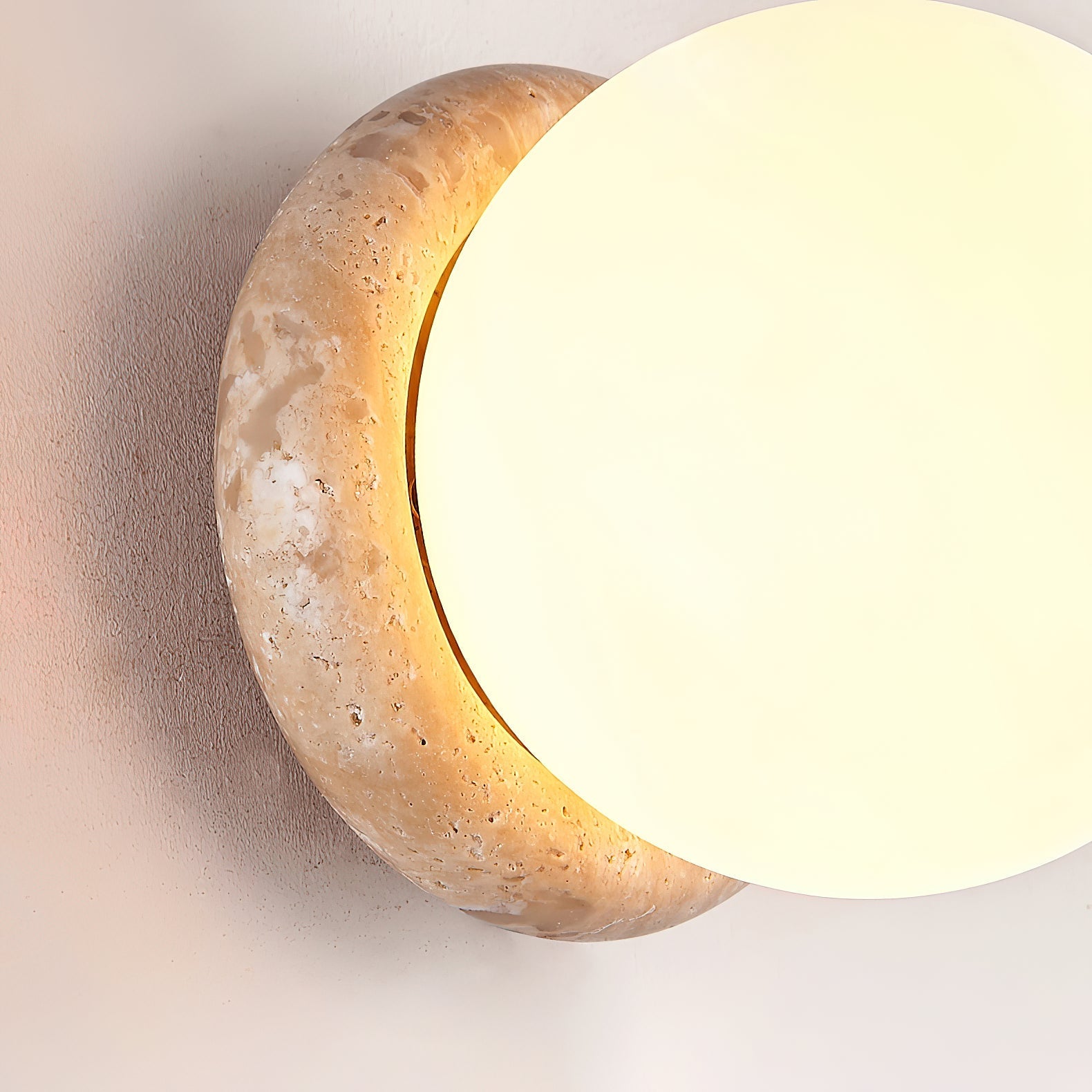 Blikuvys Travertine Glass Wall Lamp - Letslighting