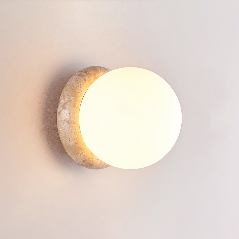 Blikuvys Travertine Glass Wall Lamp - Letslighting