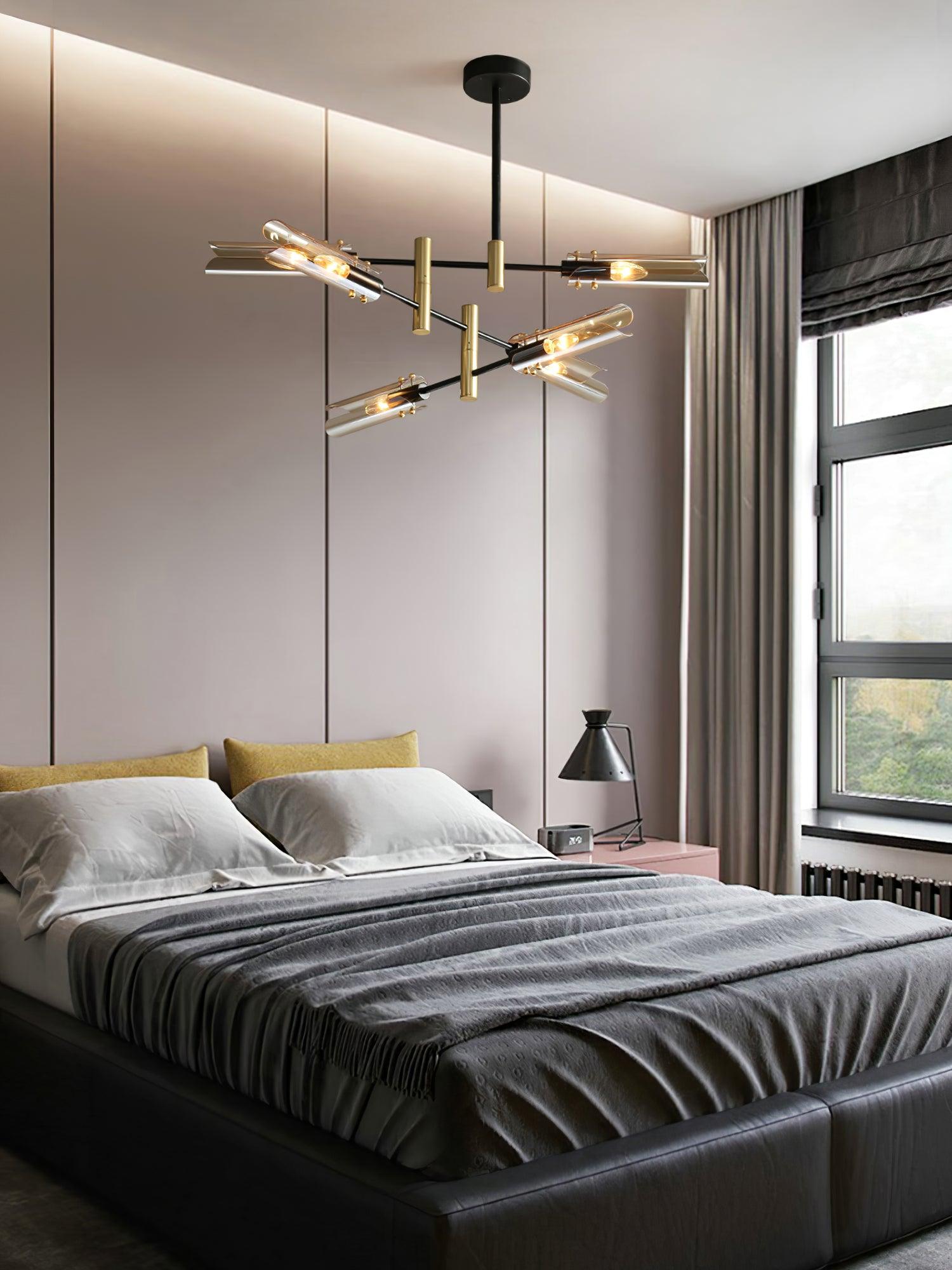 Lustra Chandelier Double 6-Light Modern - Letslighting