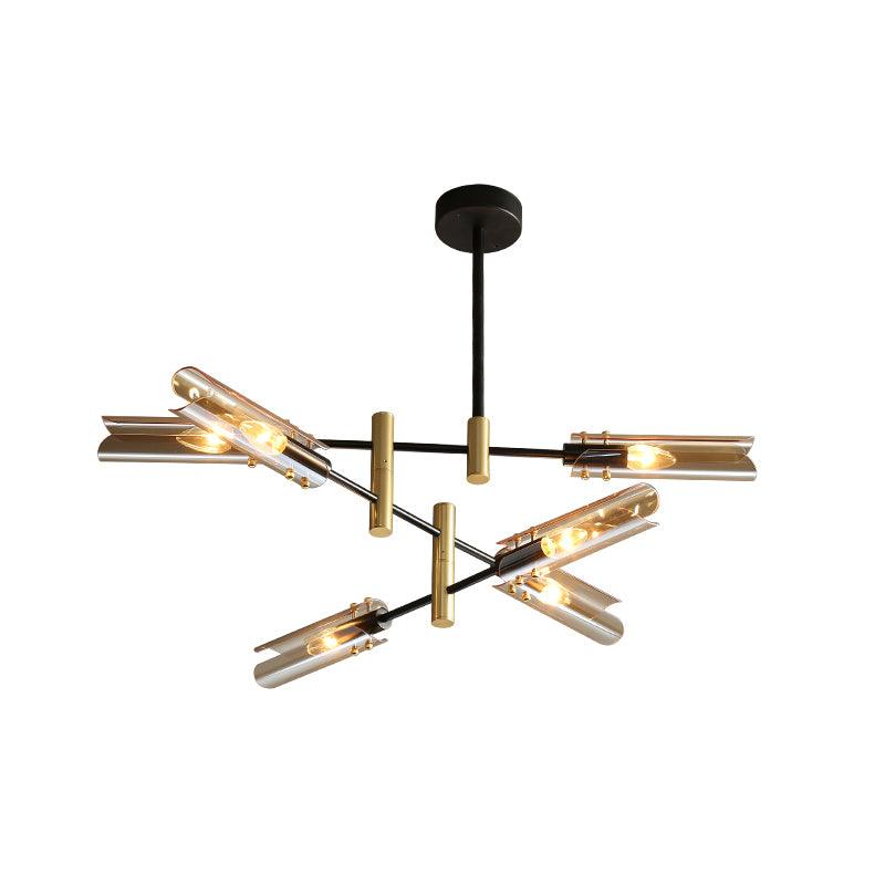 Lustra Chandelier Double 6-Light Modern - Letslighting