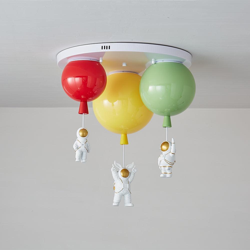 Lustra Ceiling Lamp Astronaut Glossy Balloon for Kid's Room - Letslighting