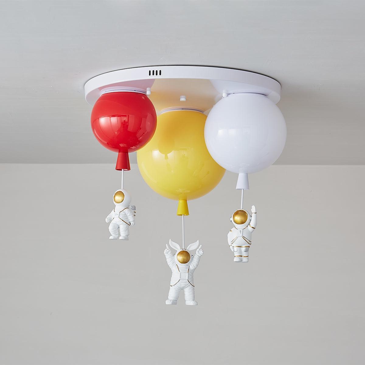 Lustra Ceiling Lamp Astronaut Glossy Balloon for Kid's Room - Letslighting