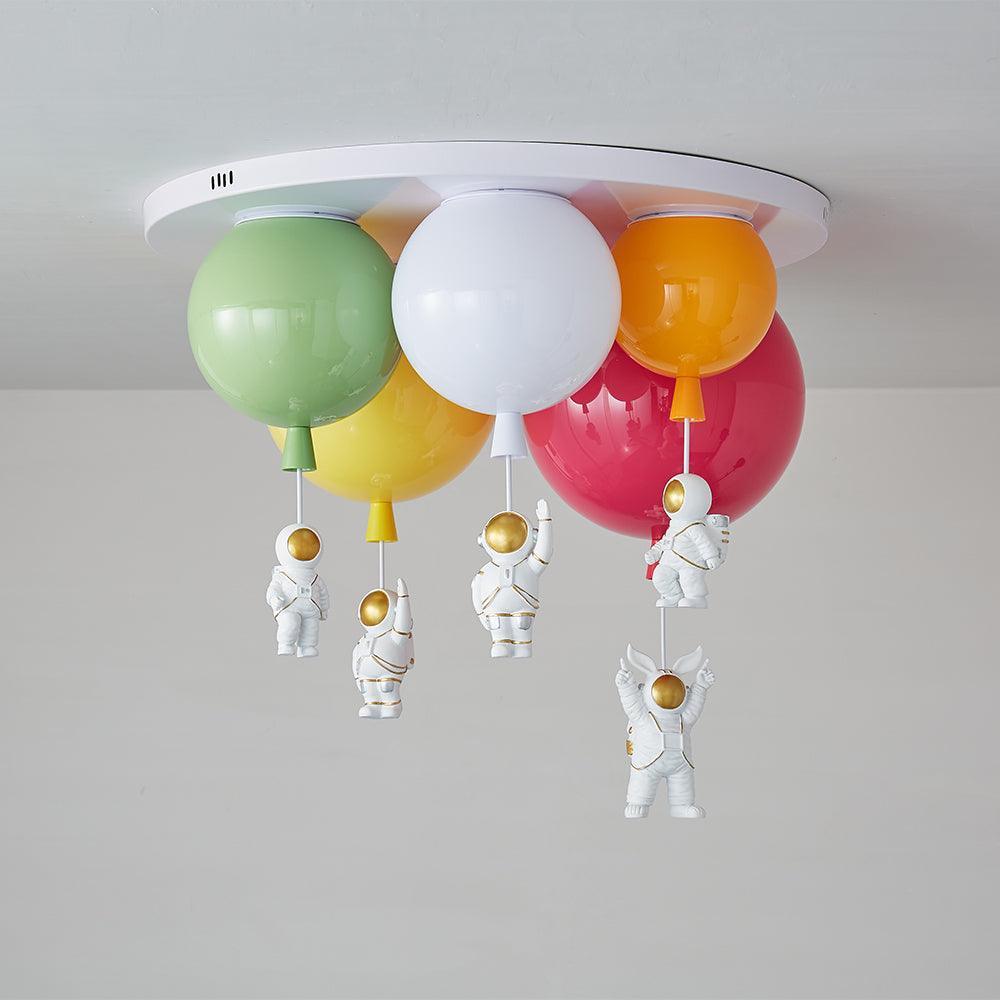 Lustra Ceiling Lamp Astronaut Glossy Balloon for Kid's Room - Letslighting