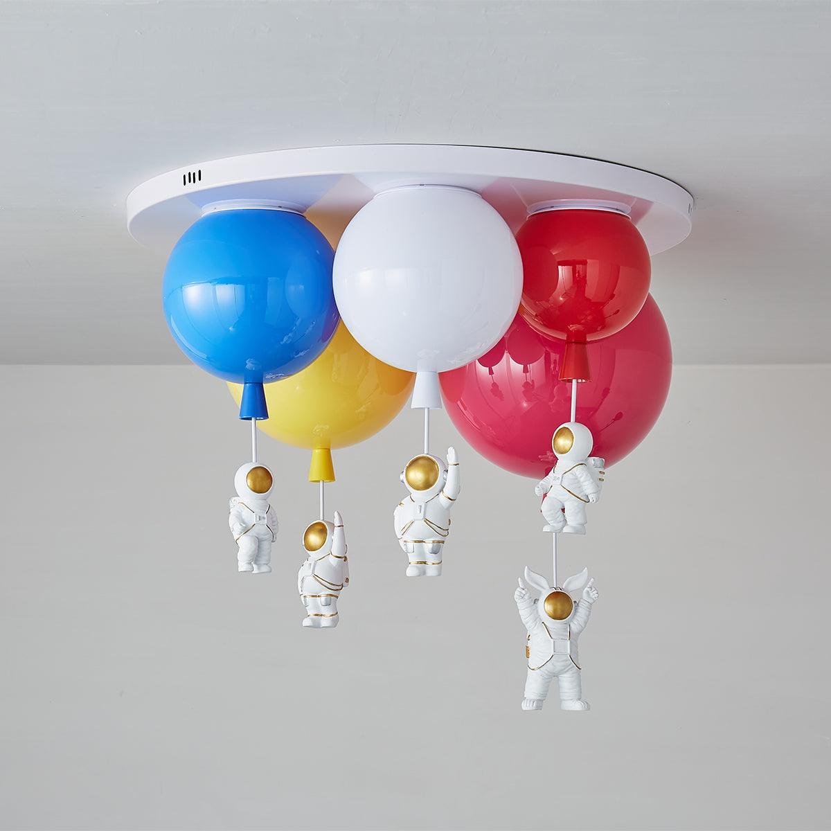Lustra Ceiling Lamp Astronaut Glossy Balloon for Kid's Room - Letslighting