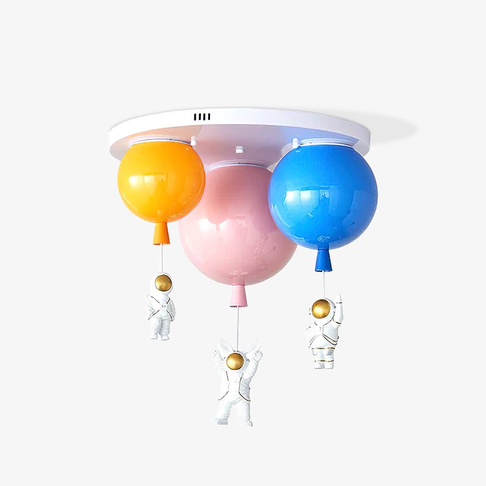 Lustra Ceiling Lamp Astronaut Glossy Balloon for Kid's Room - Letslighting