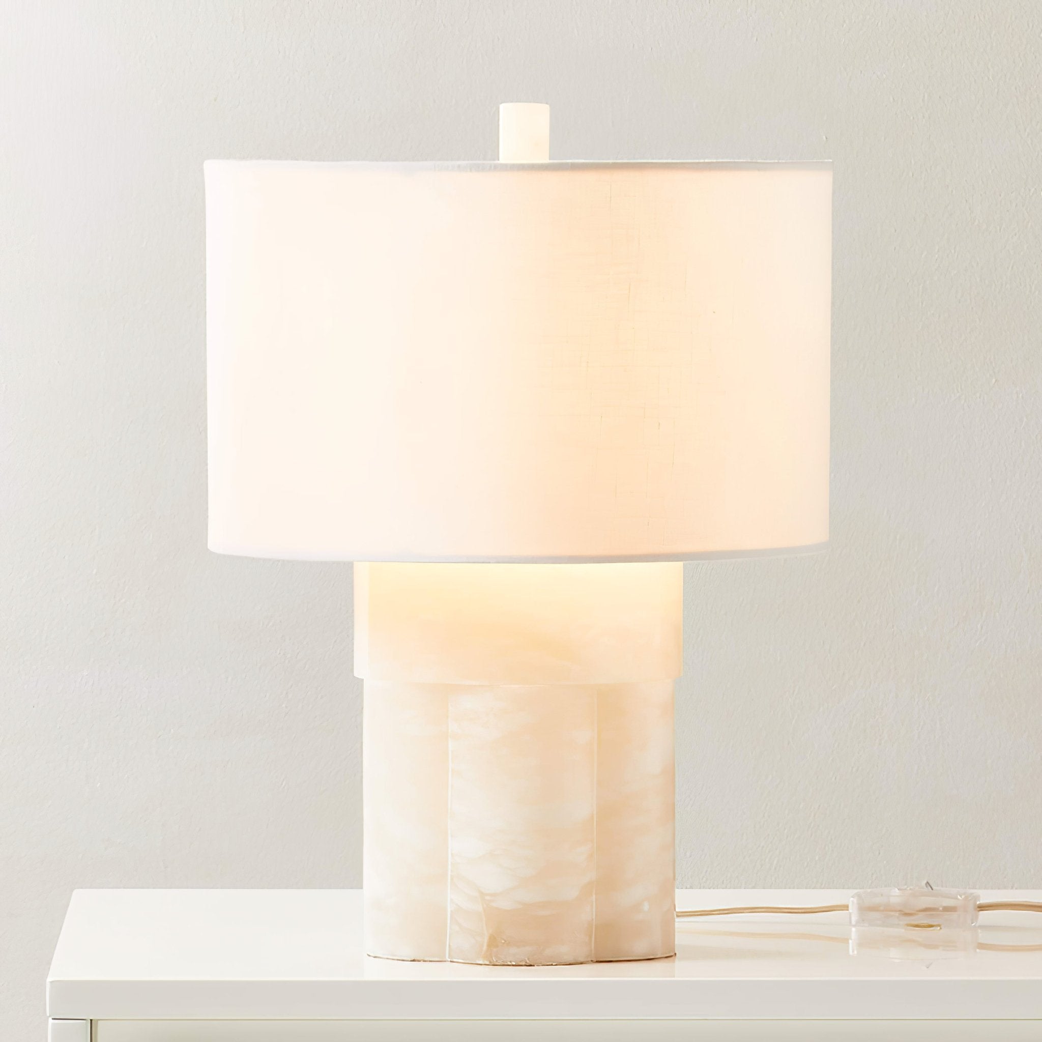 Selene Modern Alabaster Table Lamp - Letslighting