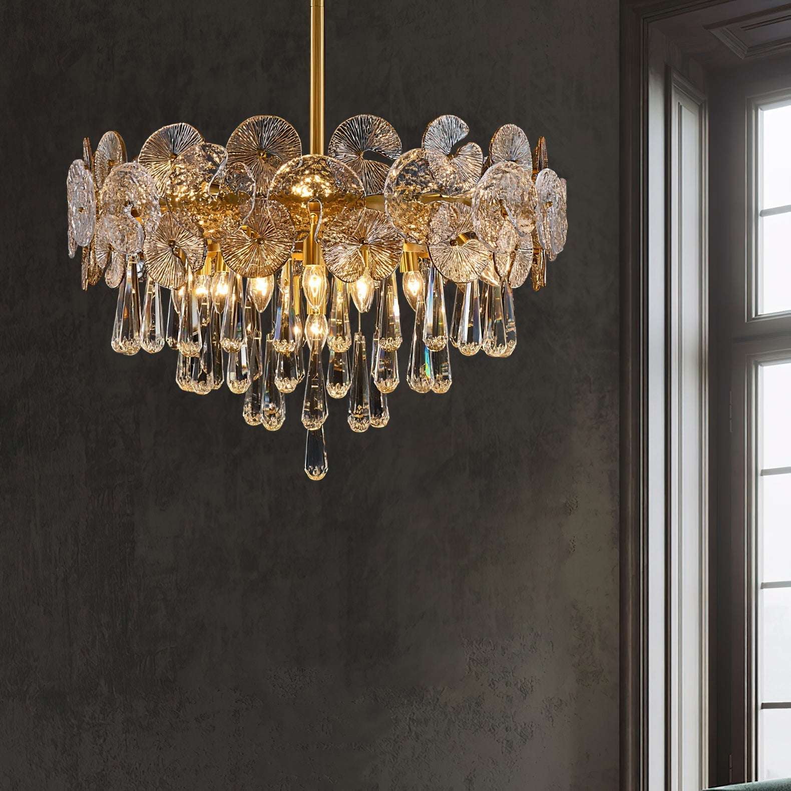 Caeluvyo Luxury Elegance Crystal Chandelier - Letslighting